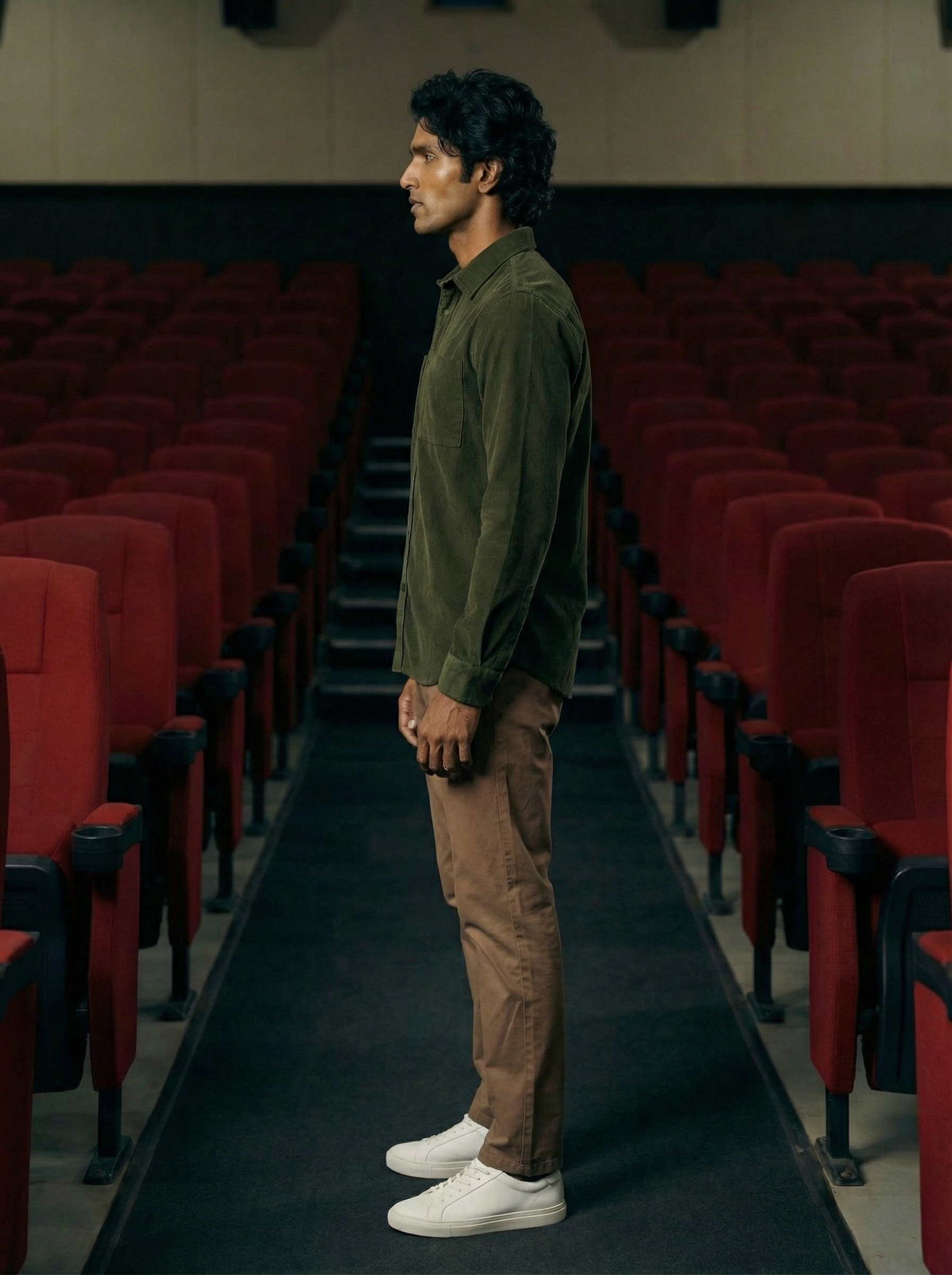 Men’s Moss Double Pocket Corduroy Shirt