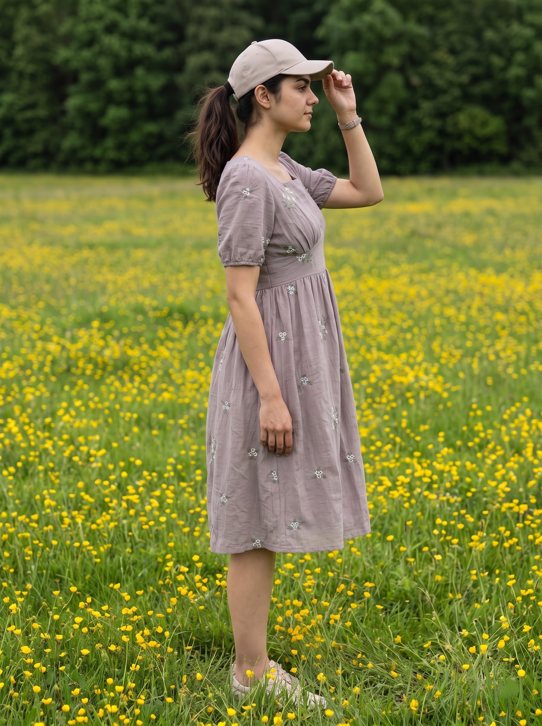 Women's Synrthetic Onion Regular Fit Dresses