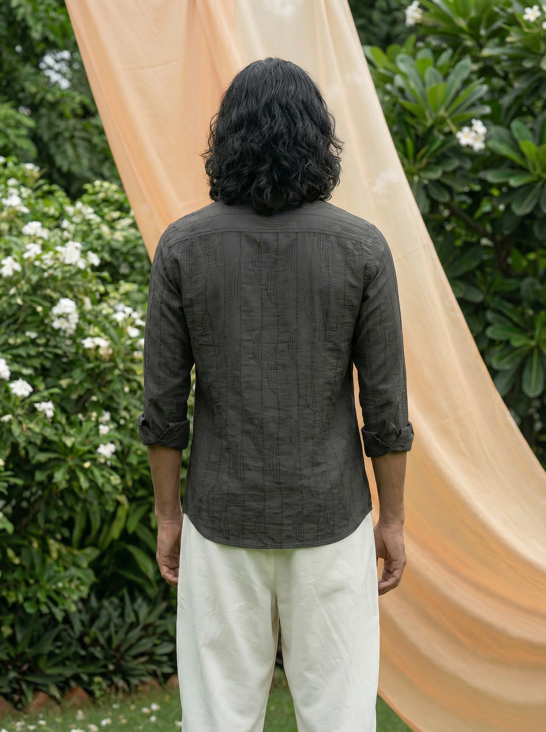 Walnut Regular Fit Shirt In Nr Jacquard