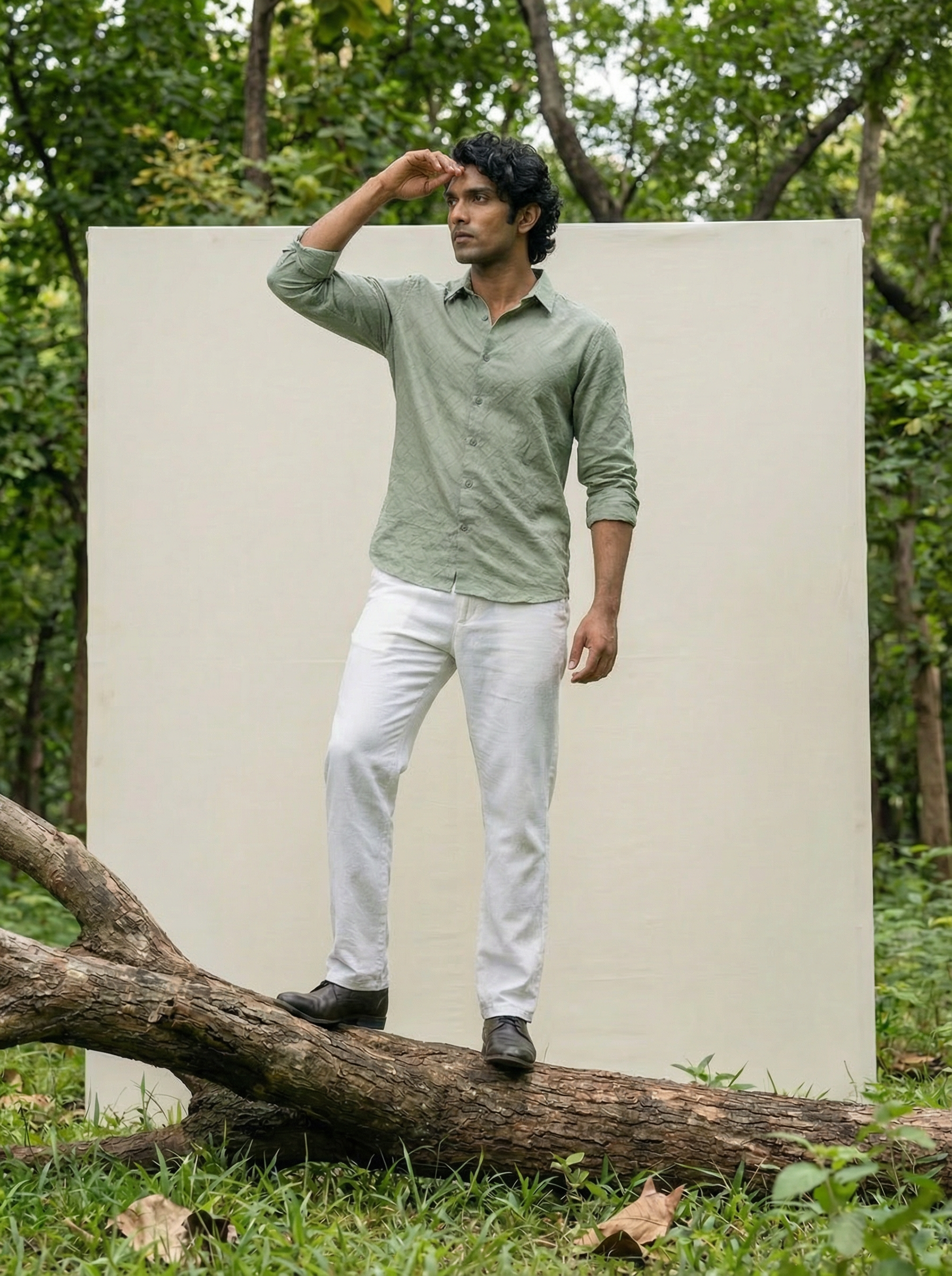 Premium Nr Jacquard Shirt Regular Fit Mint