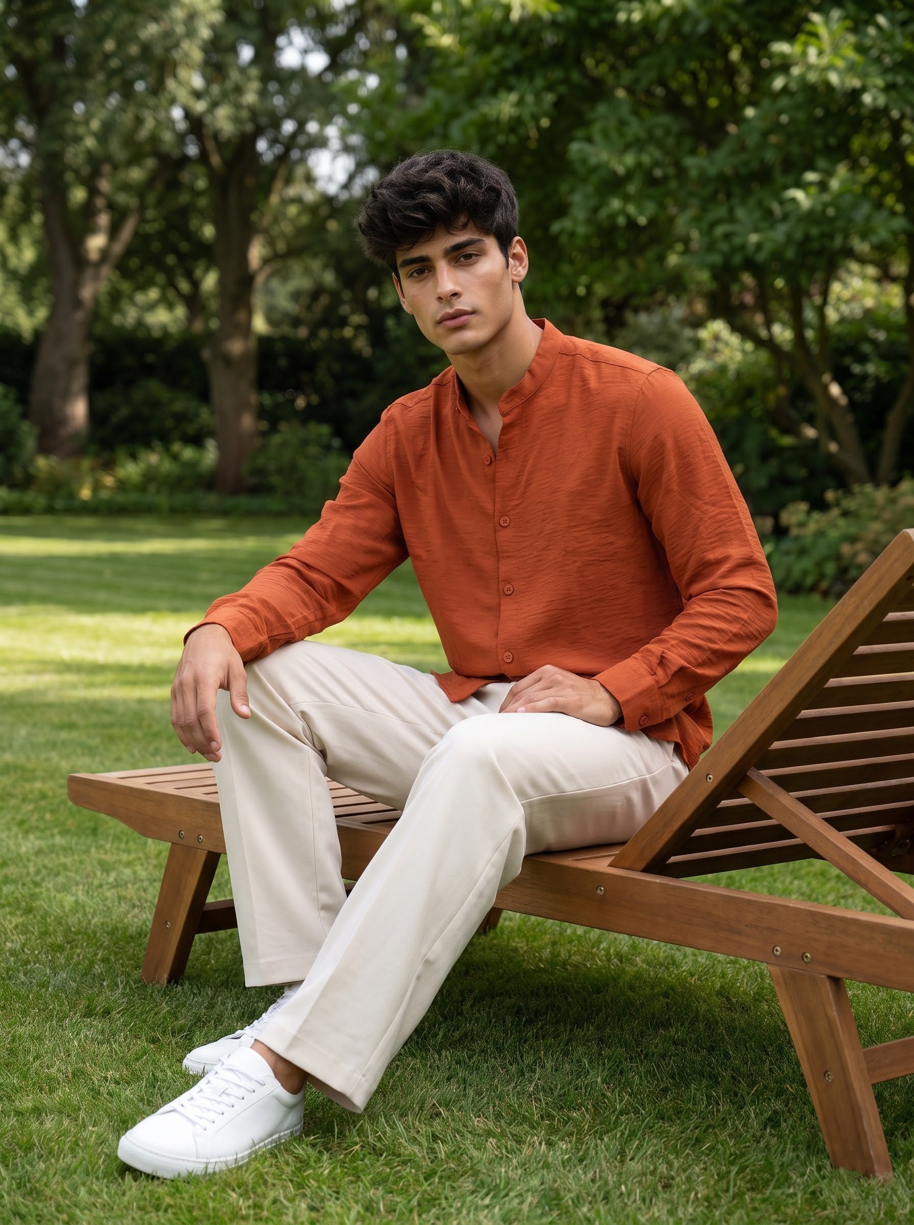 Men's Nylon Savanna Regular Fit Shirt