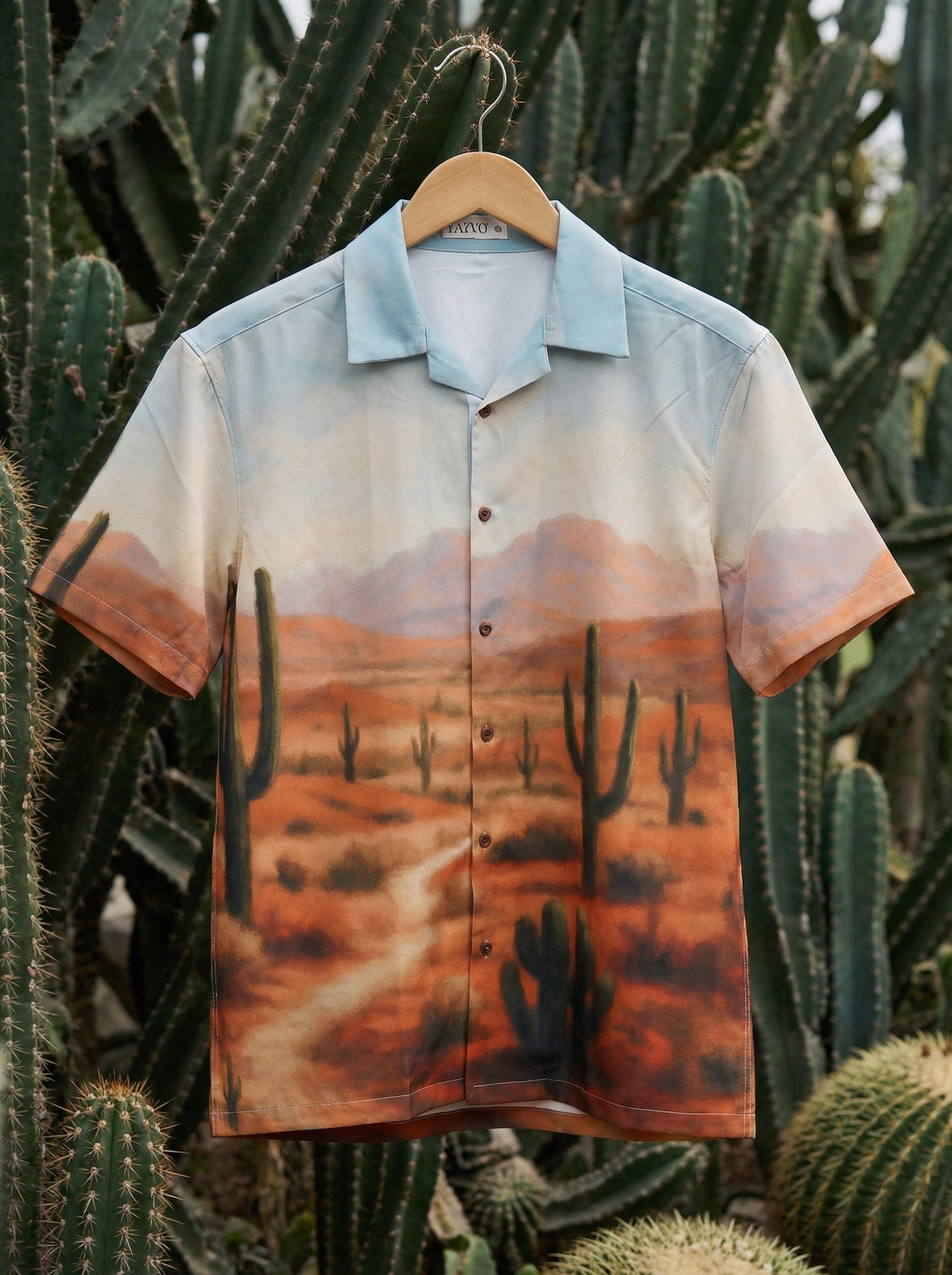 Men's Off-White Travel Print Shirt