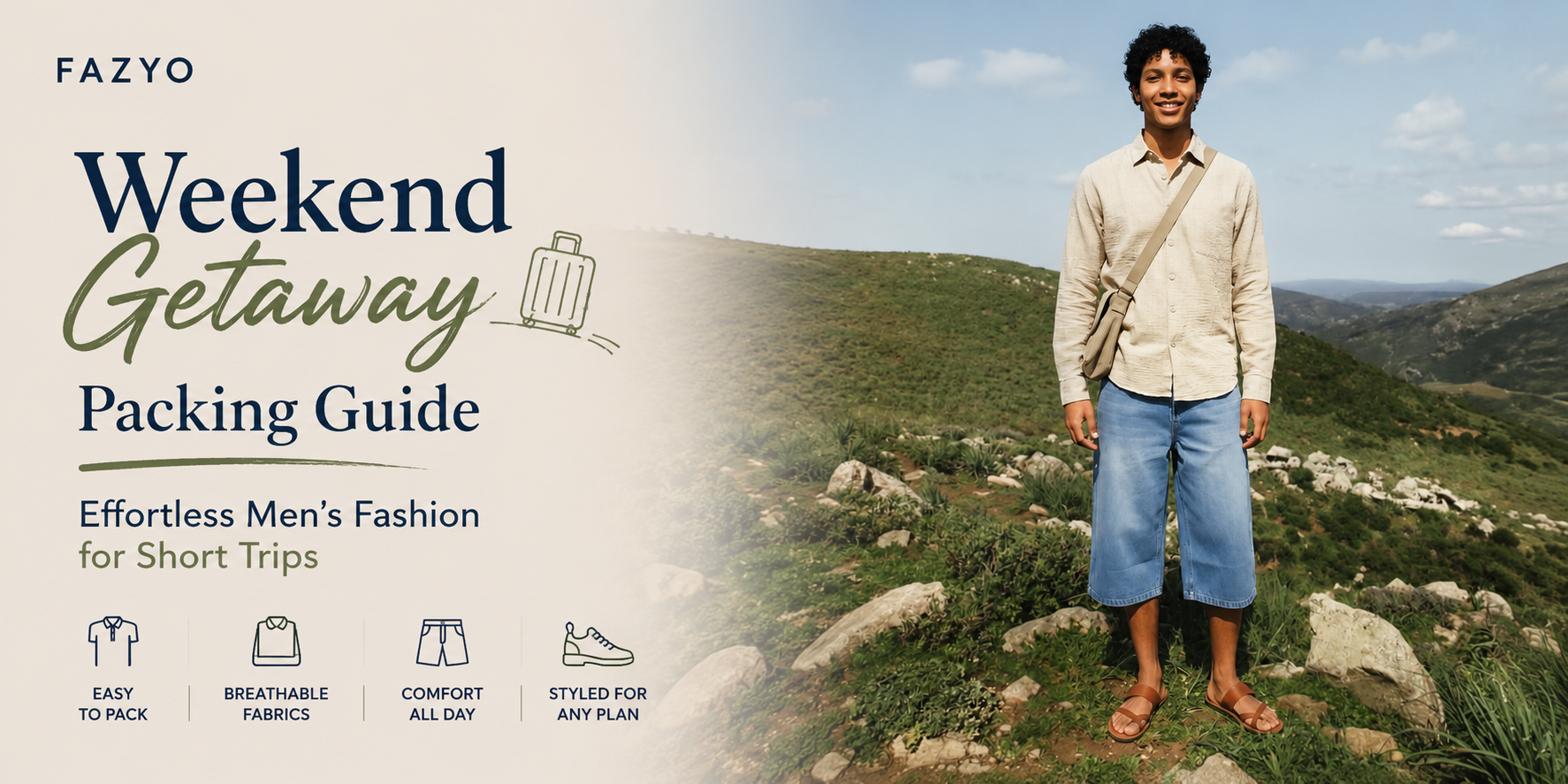 Weekend Getaway Packing Guide: Effortless Men's Fashion for Short Trips