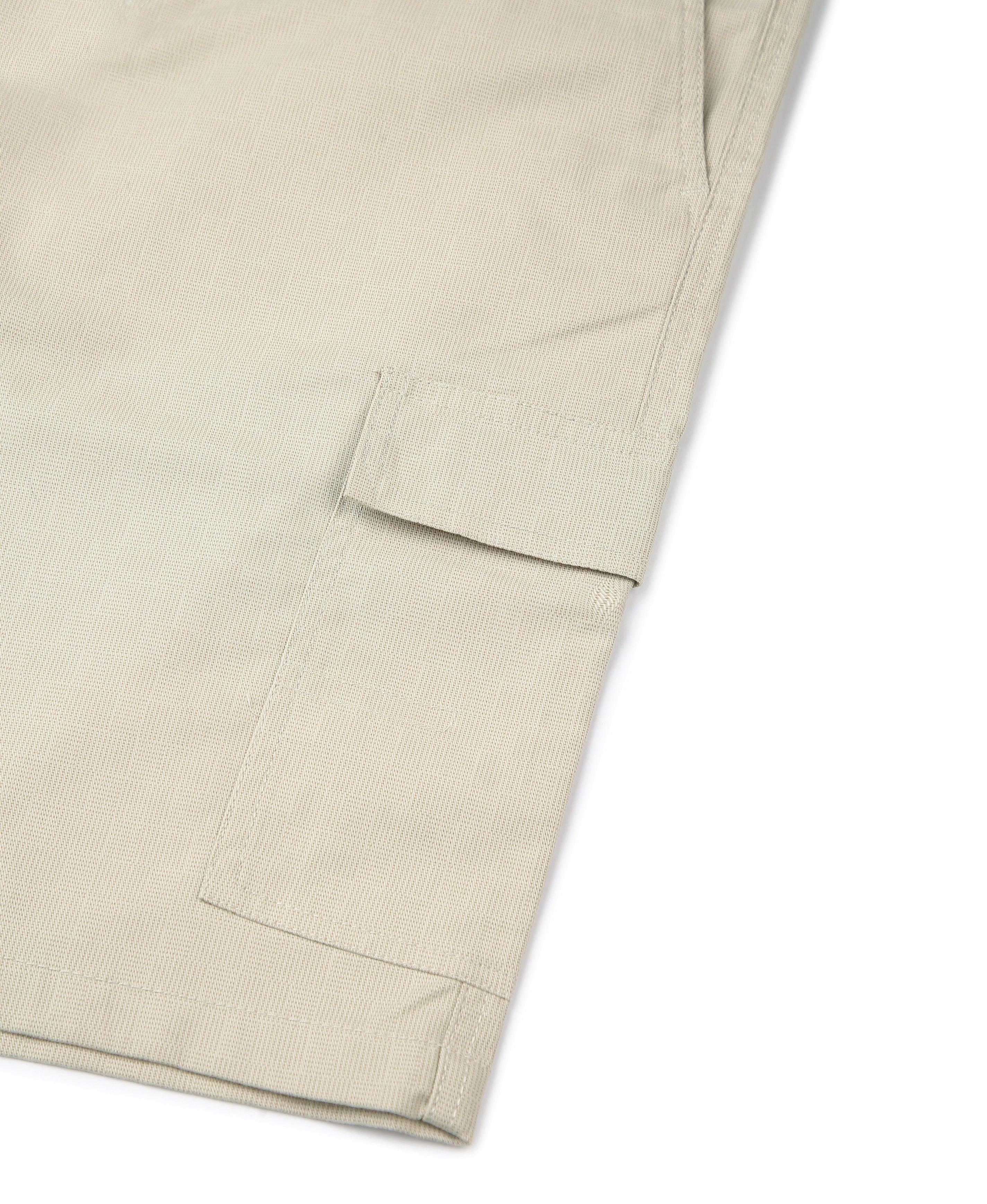 Almond Dune Twill Shorts