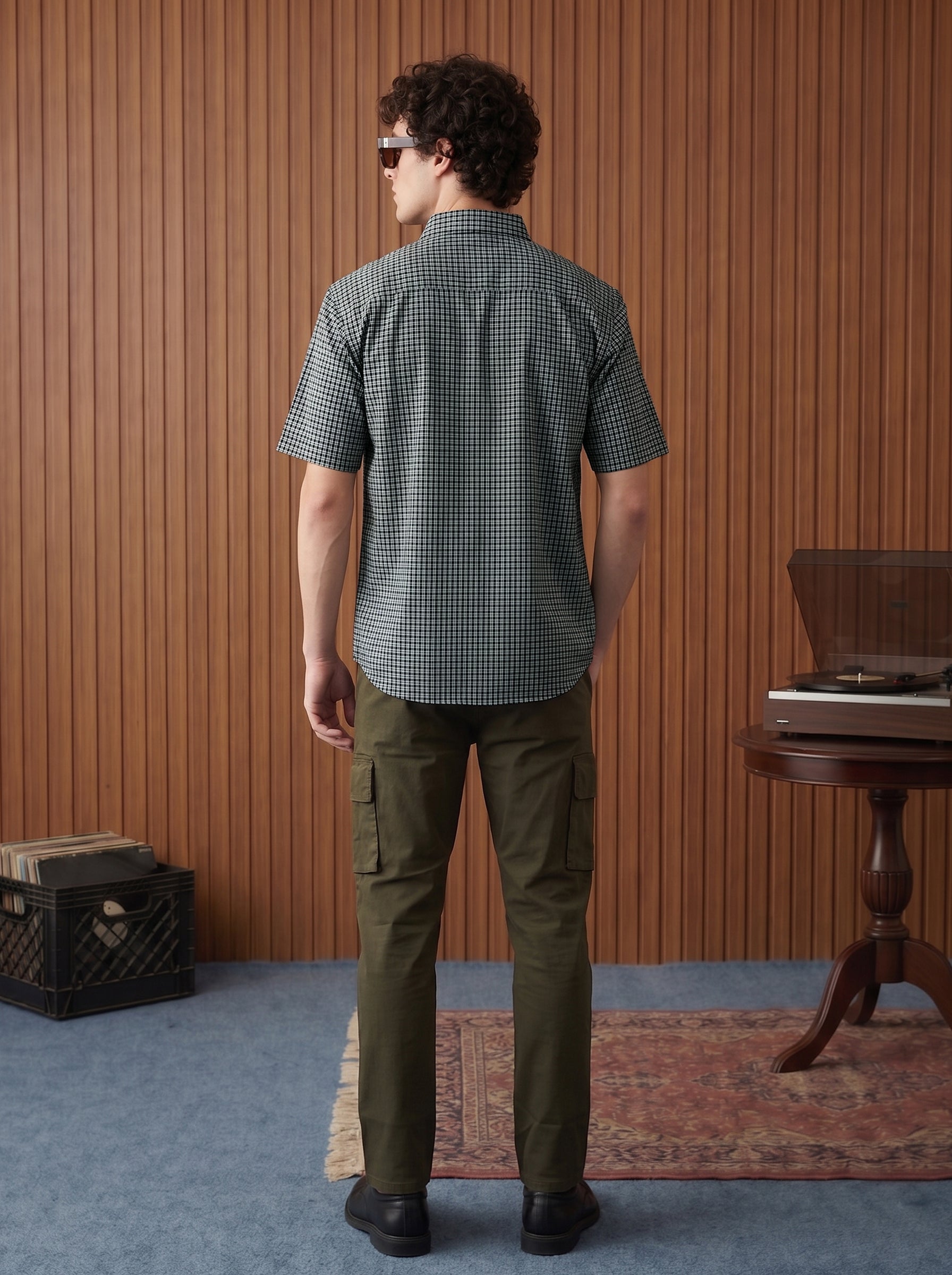 Men's Black Oversized Fit Shirt