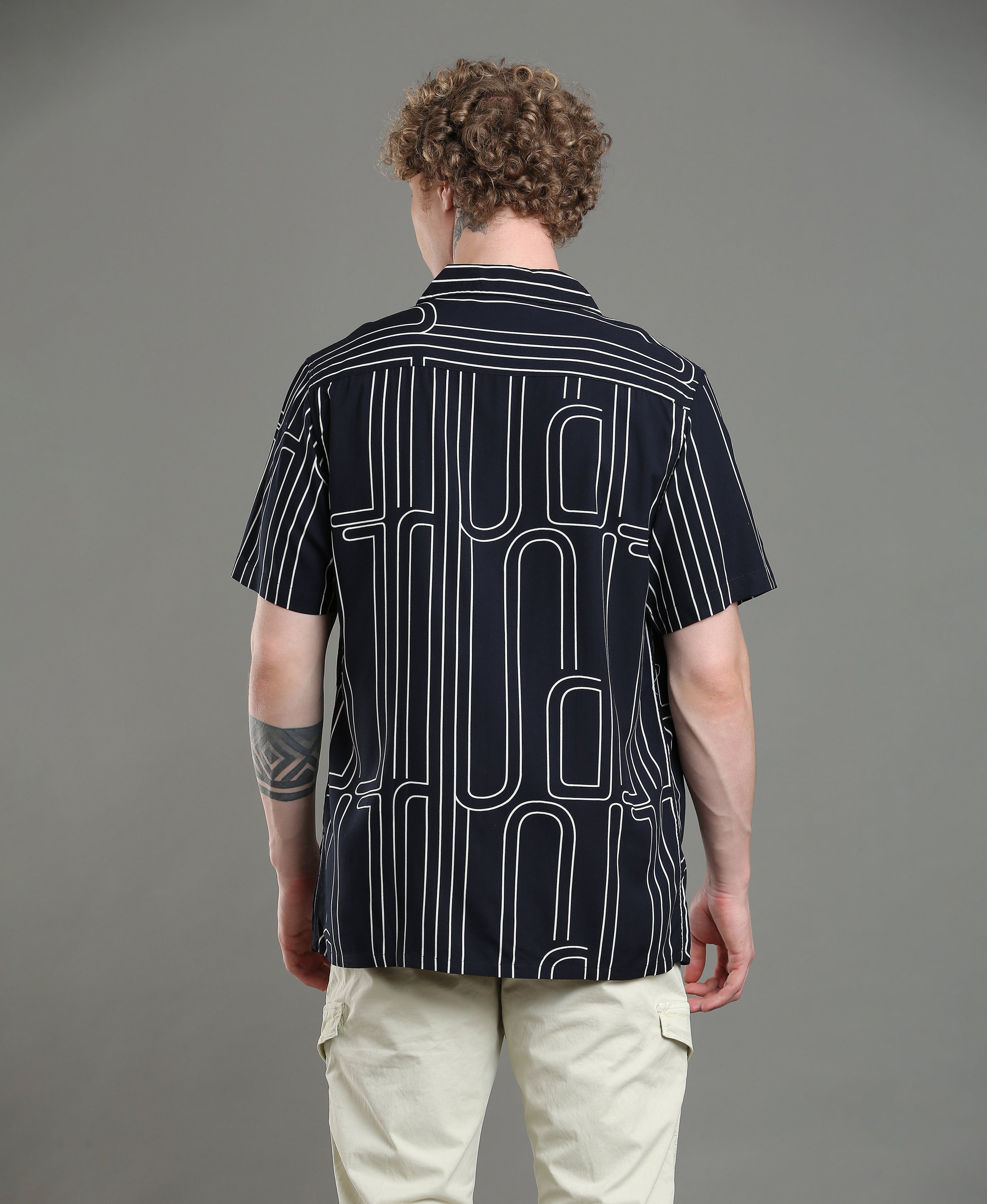 Island Glow Cuban Collar Shirt