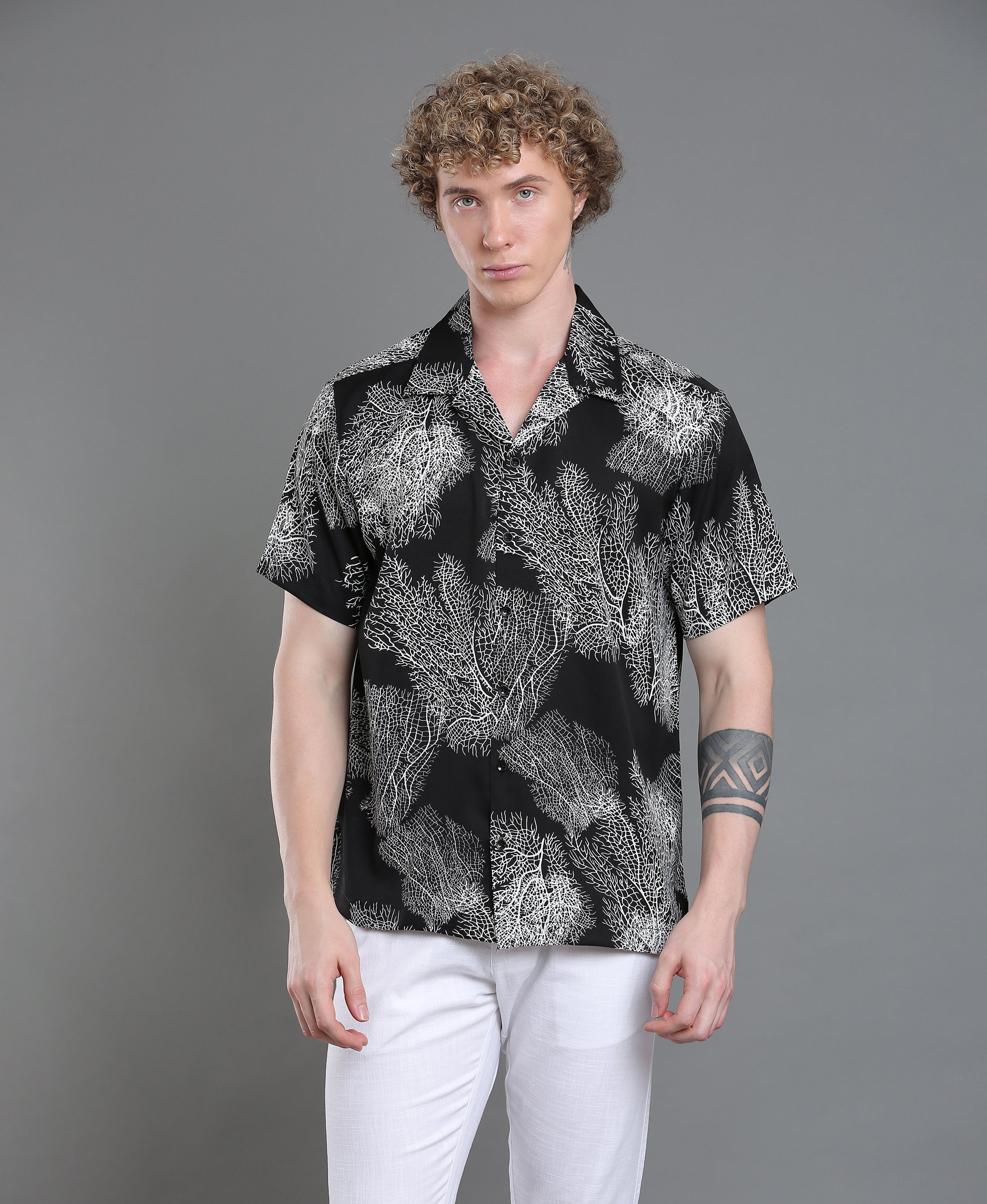 Palm Breeze Rayon Shirt