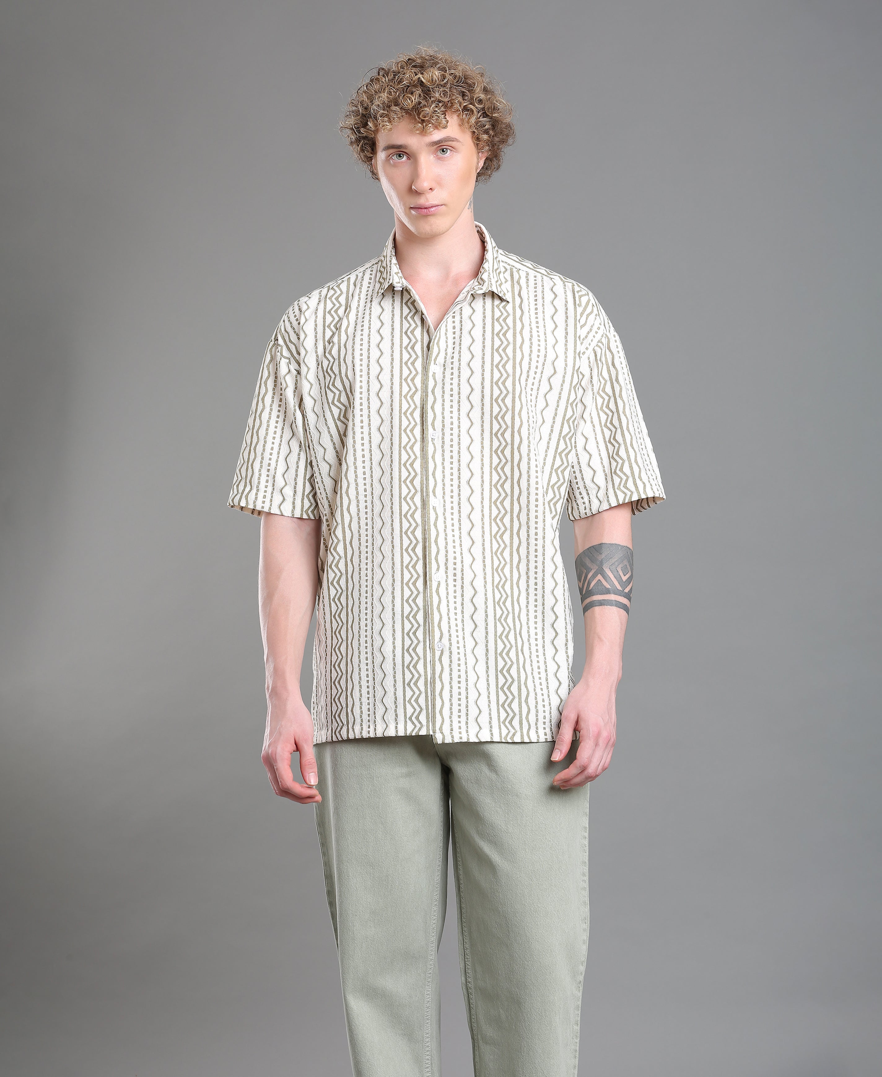 Palm Breeze Cuban Shirt