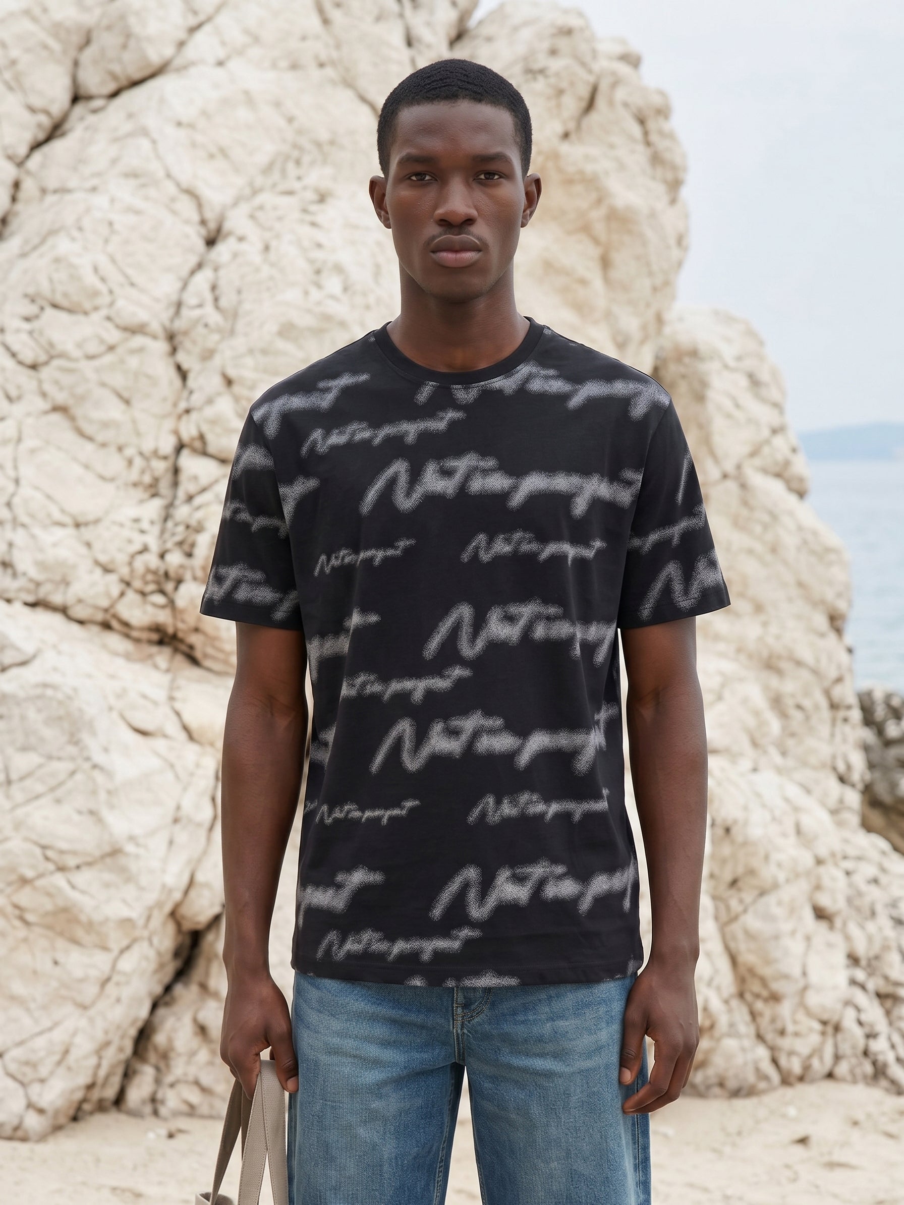 Men's Jersey 200 Gsm Black Regular Fit T Shirt