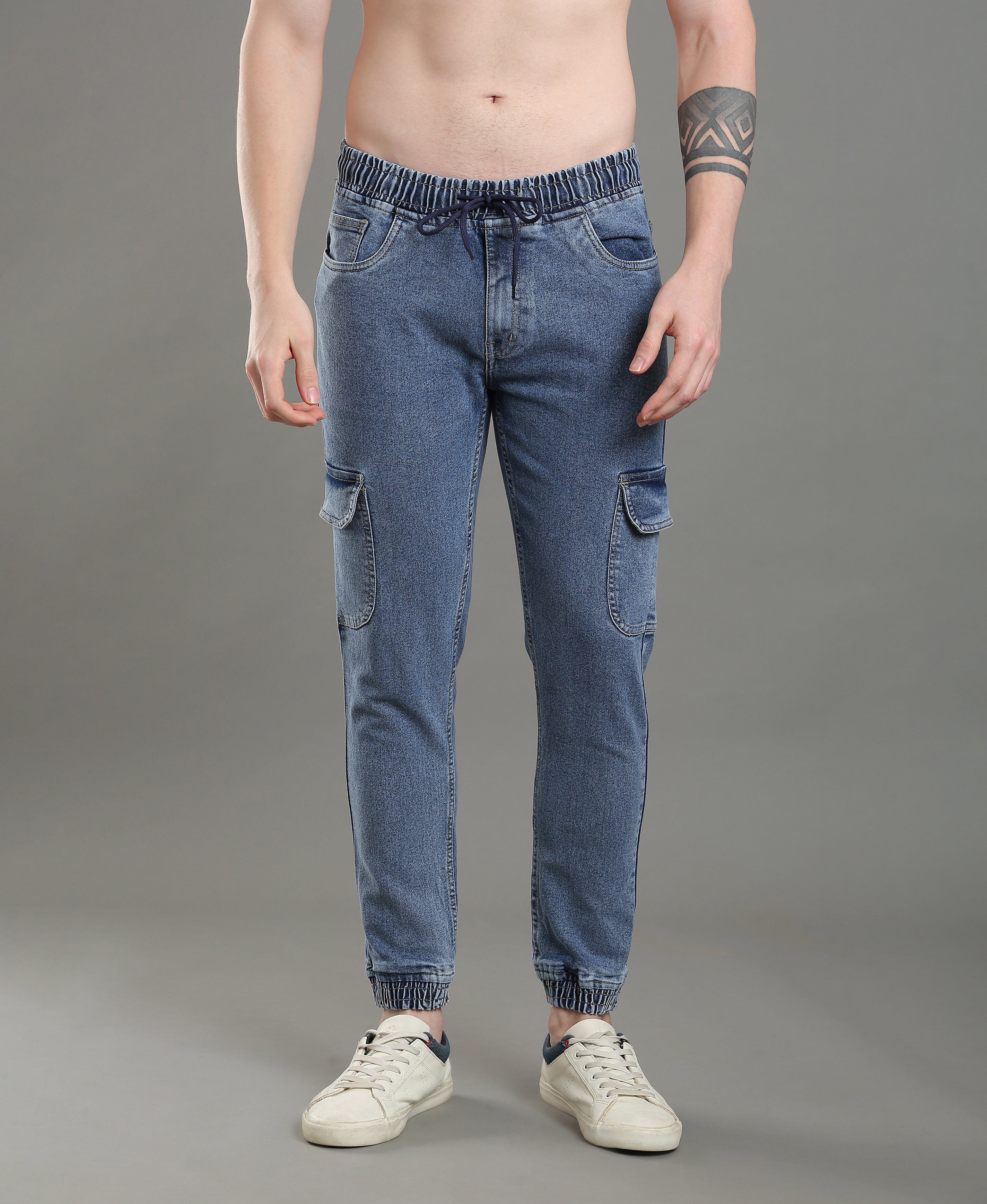 Ocean Fade Denim Joggers