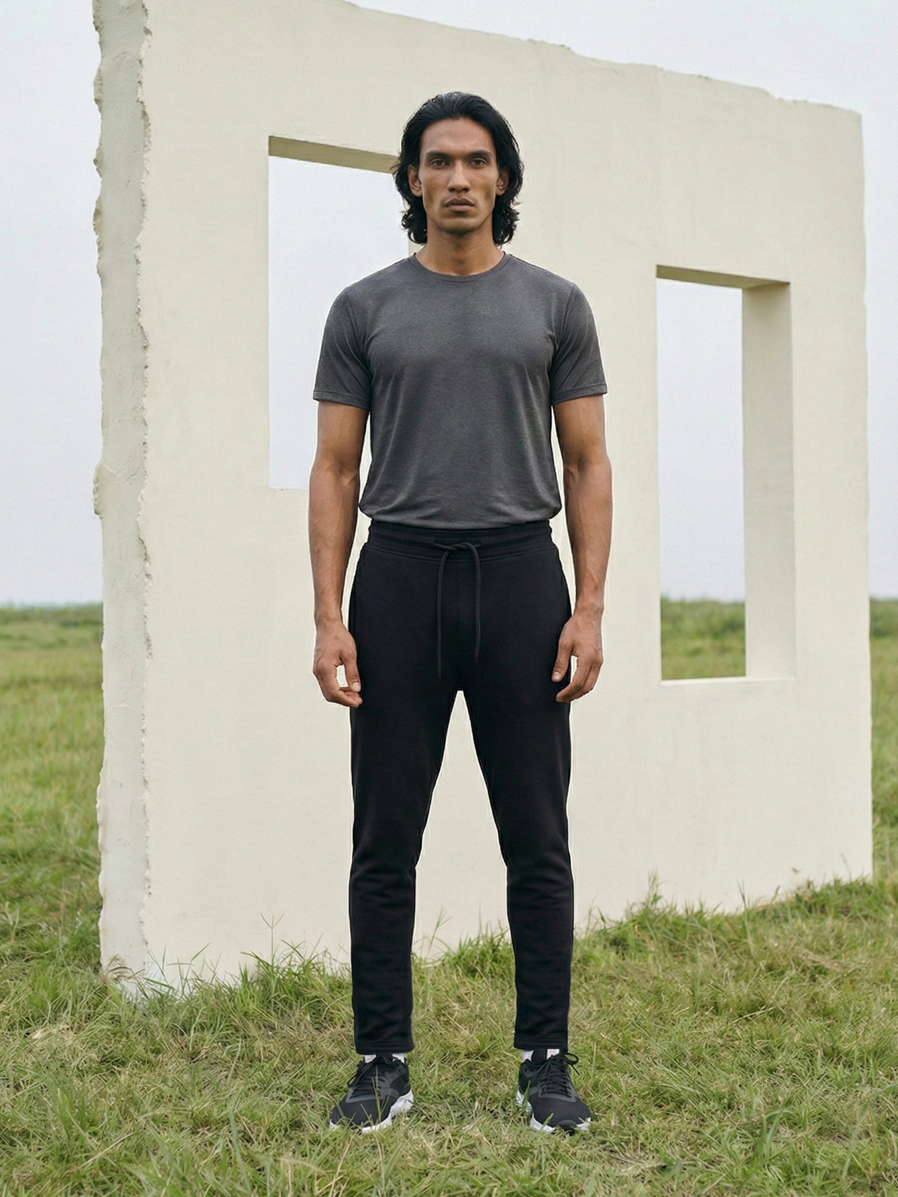 Mouse Cotton Blended  Track Pant For Male