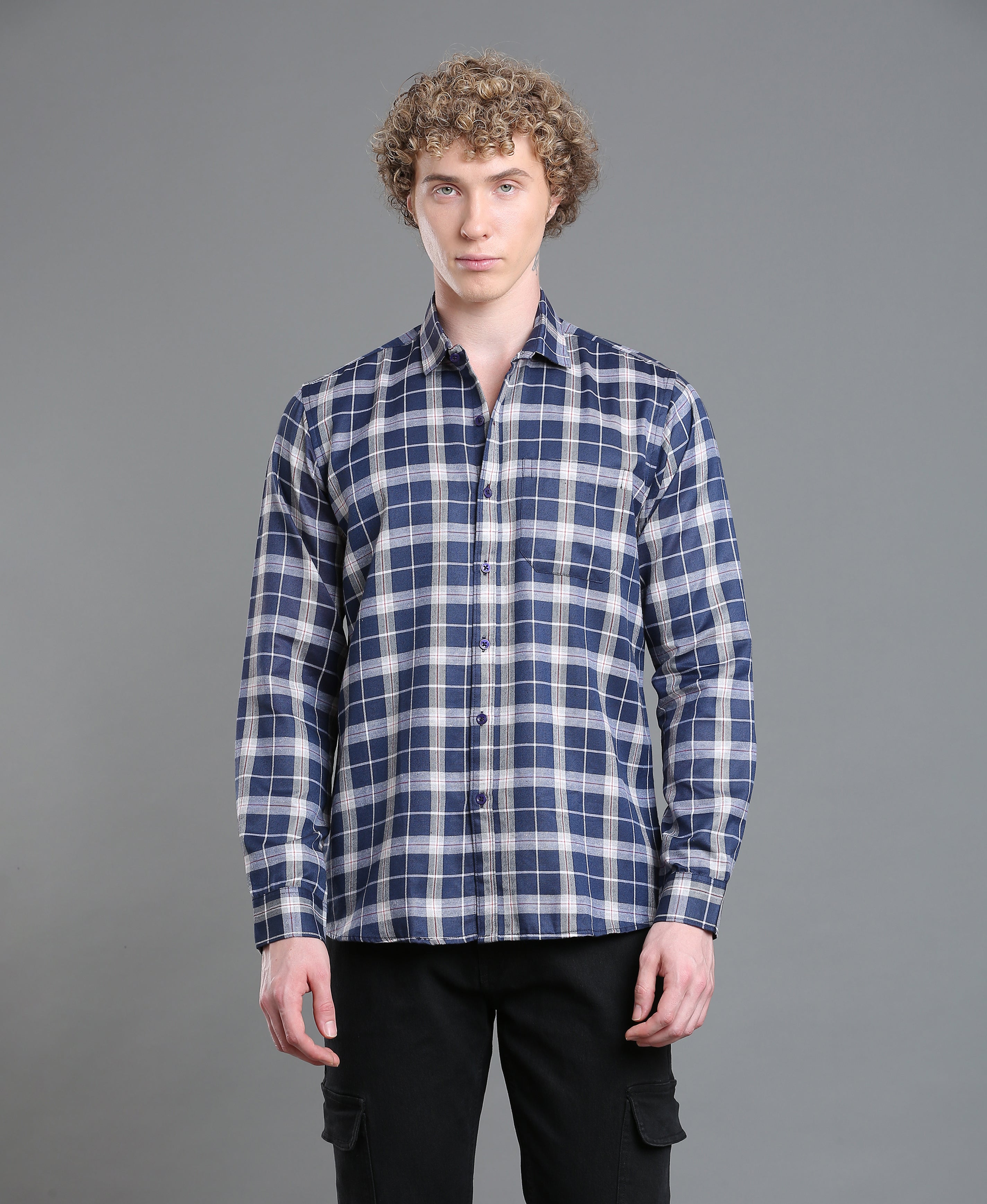 Ebony Check Tailored Shirt