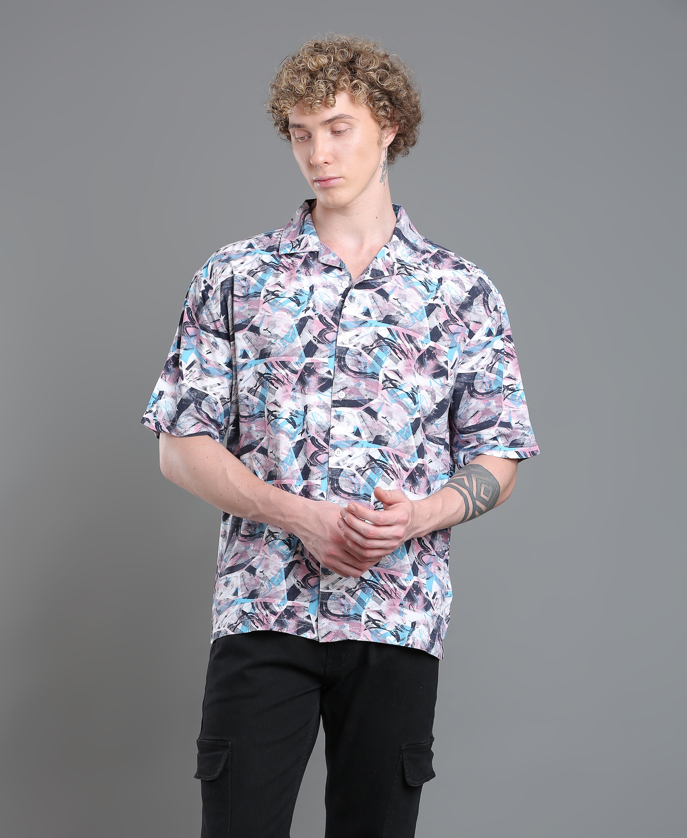 Mosaic Breeze Rayon Shirt