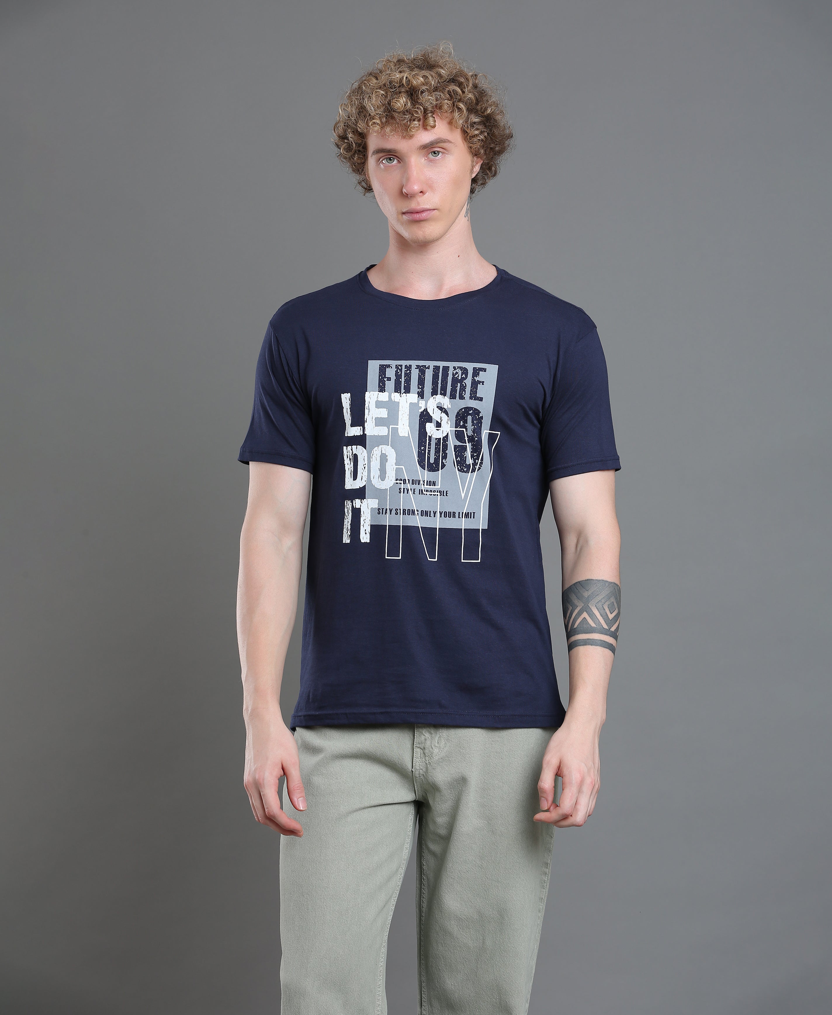 Midnight Crest Print Tee