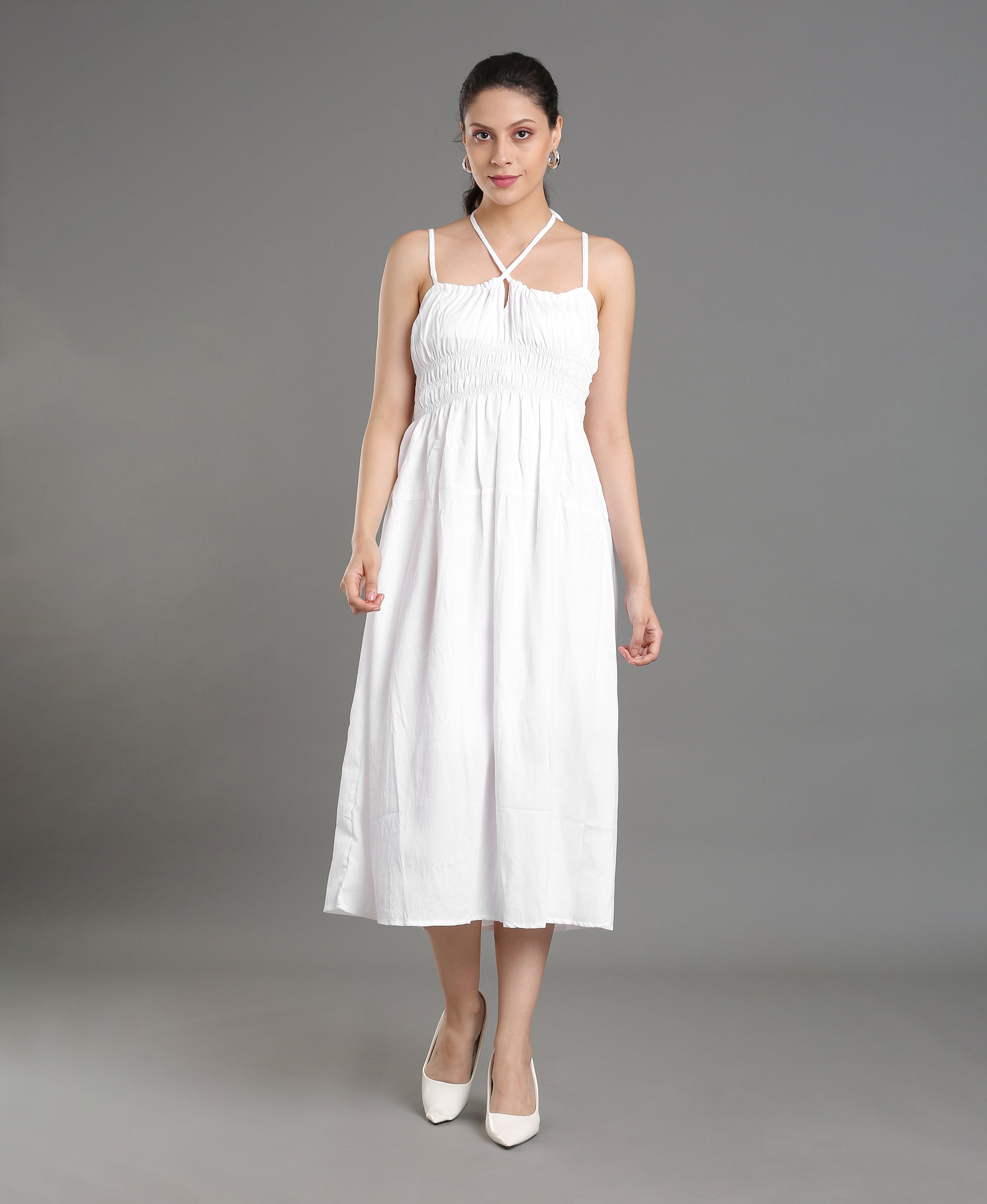 Snow Cotton Day Dress