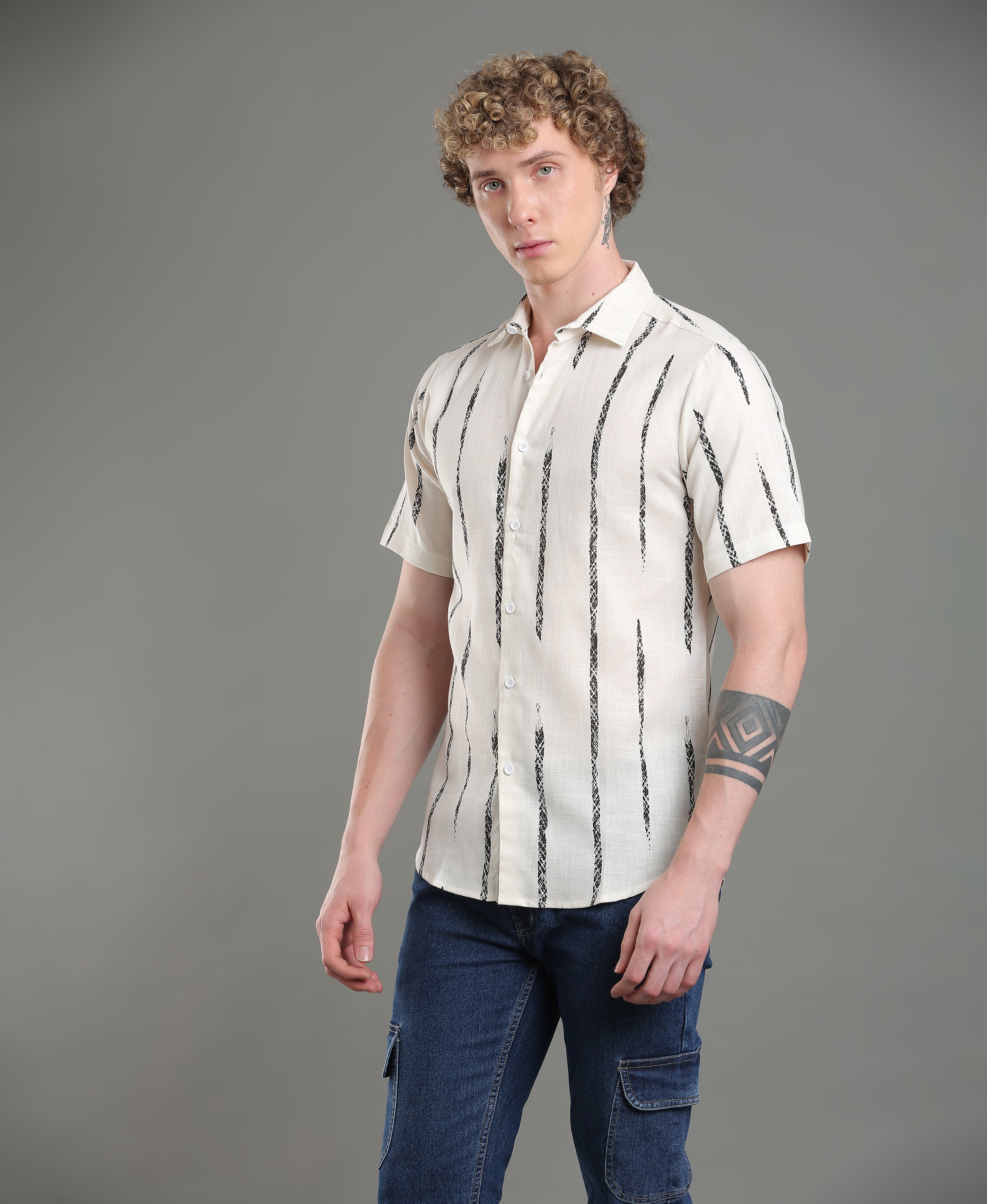Edge Line Multi-Color Shirt