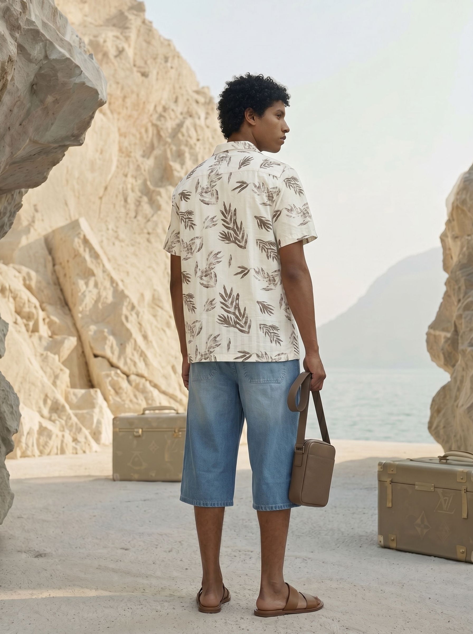 Men's G-Star  Brown Regular Fit Shirt