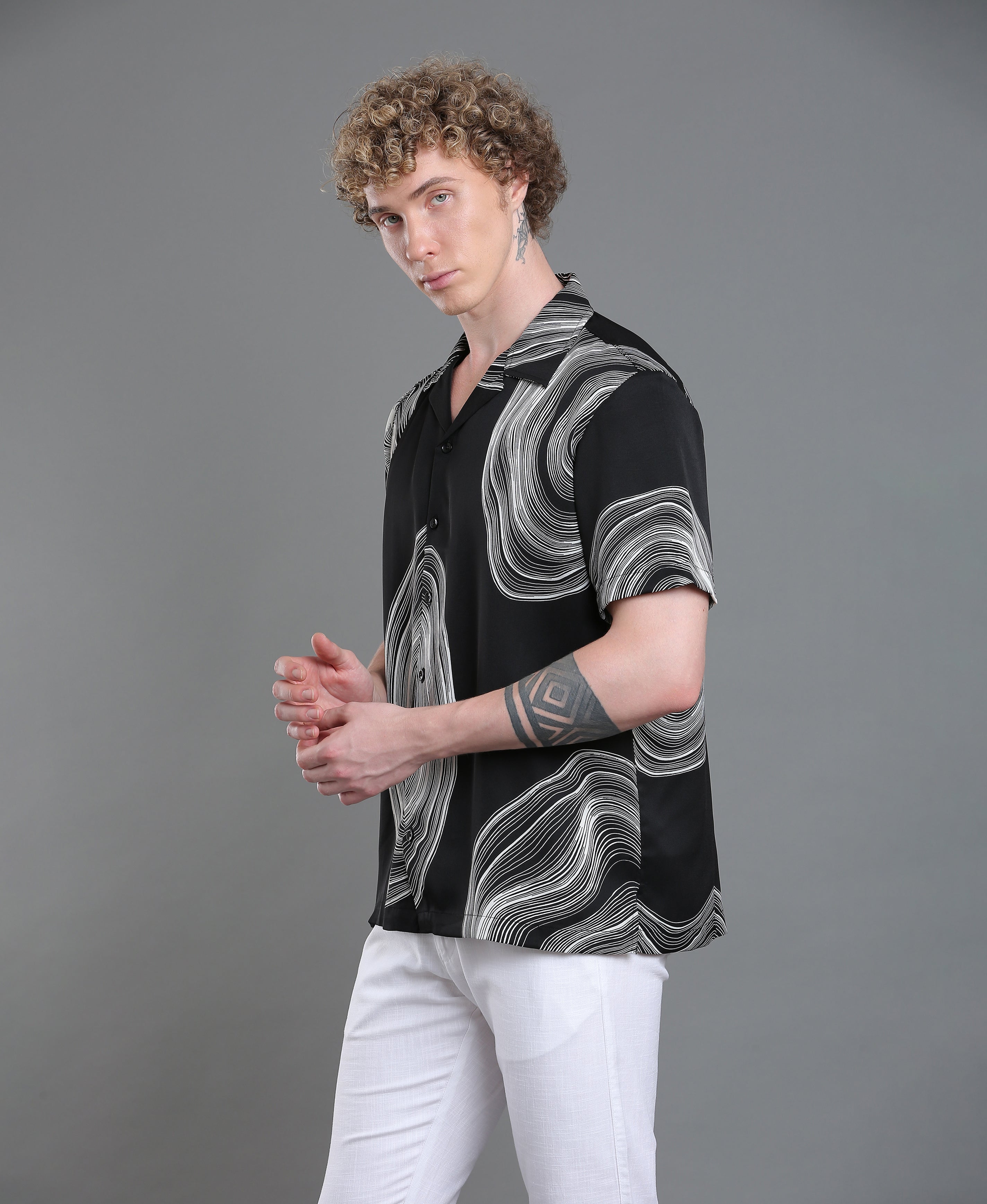 Sunset Vista Cuban Shirt