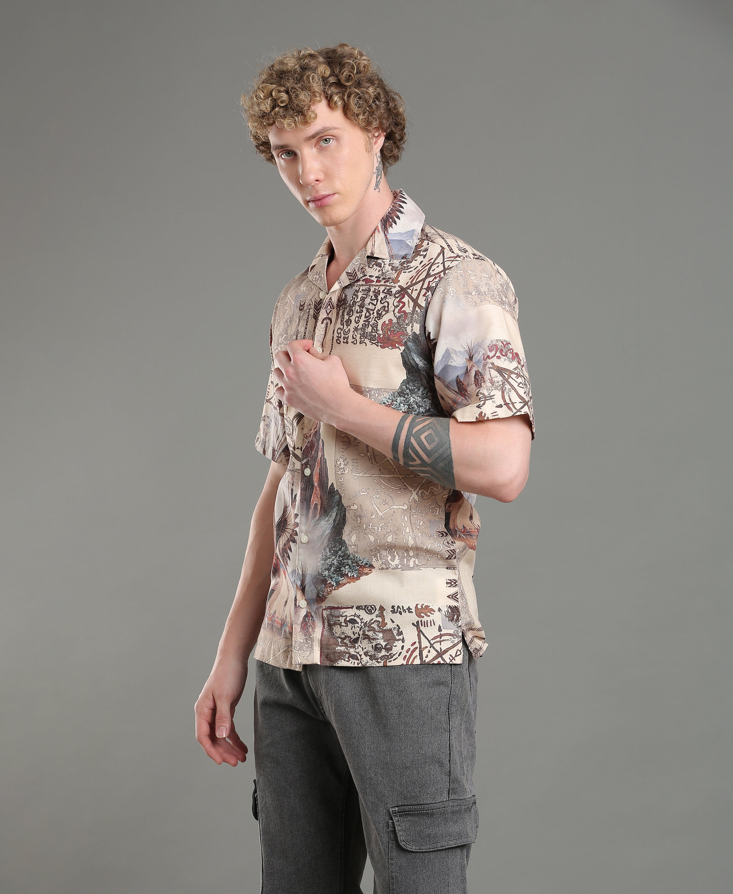 Tropic Weave Cuban Shirt
