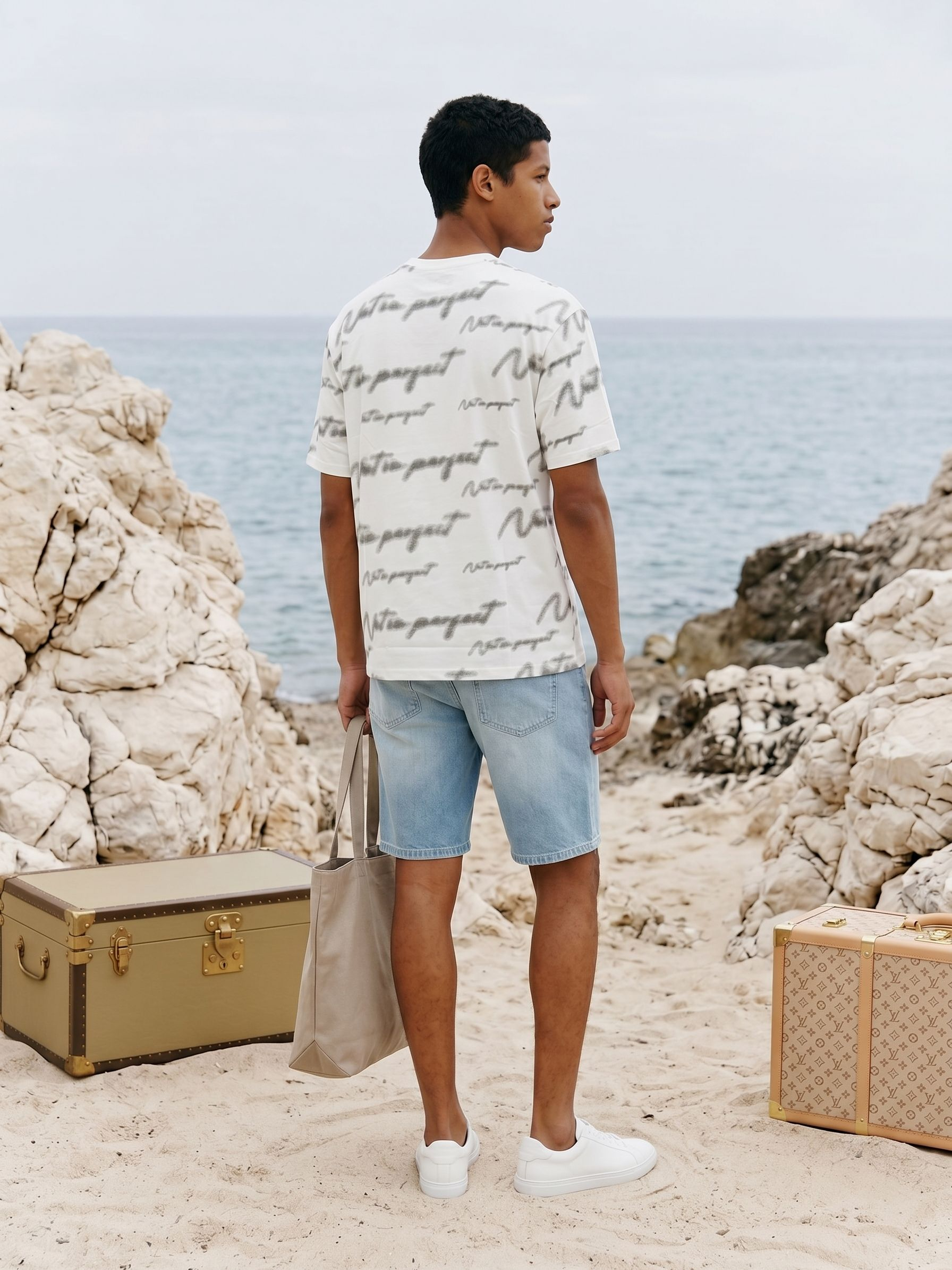 Men's Jersey 200 Gsm Off White Regular Fit T Shirt