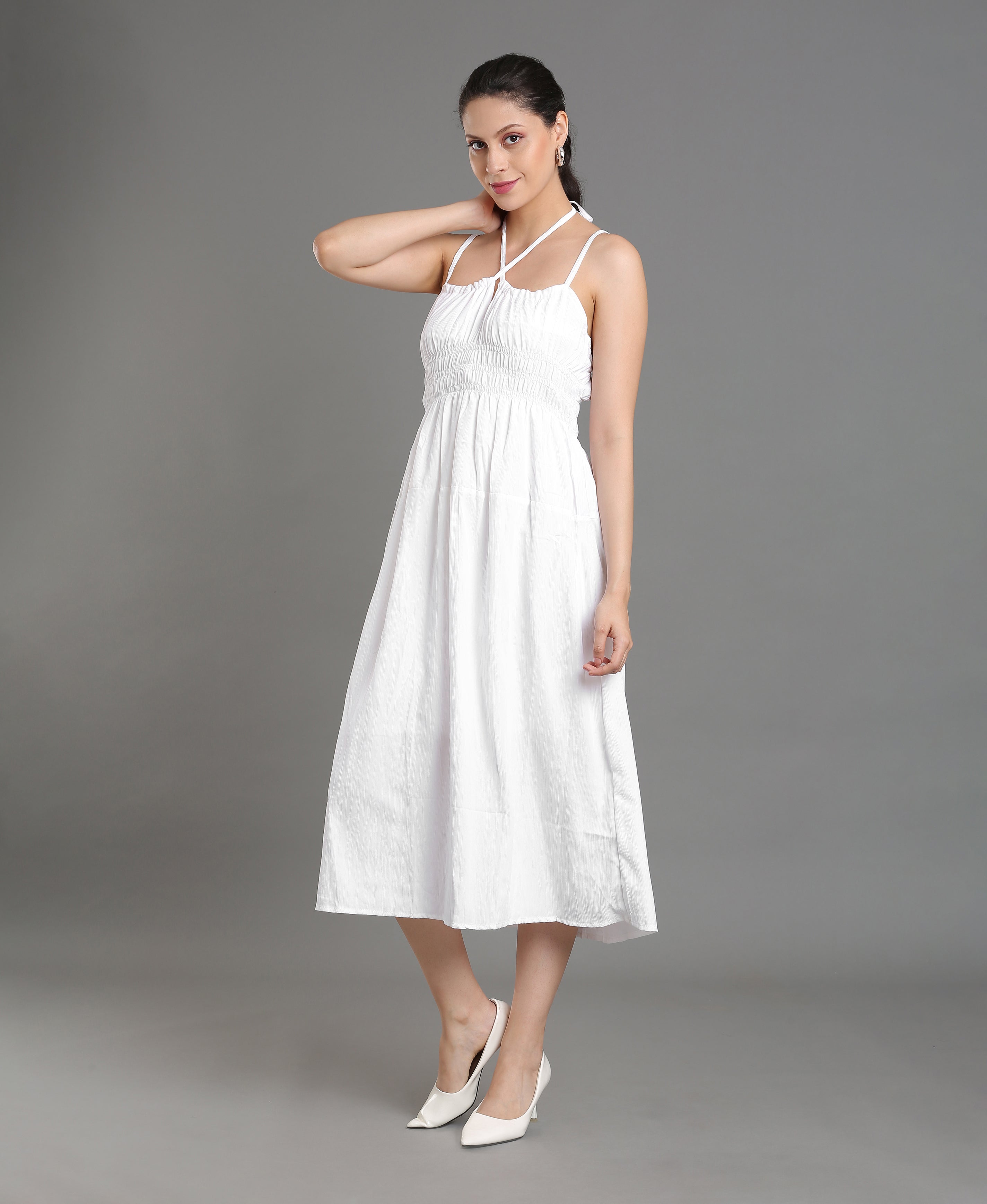 Snow Cotton Day Dress