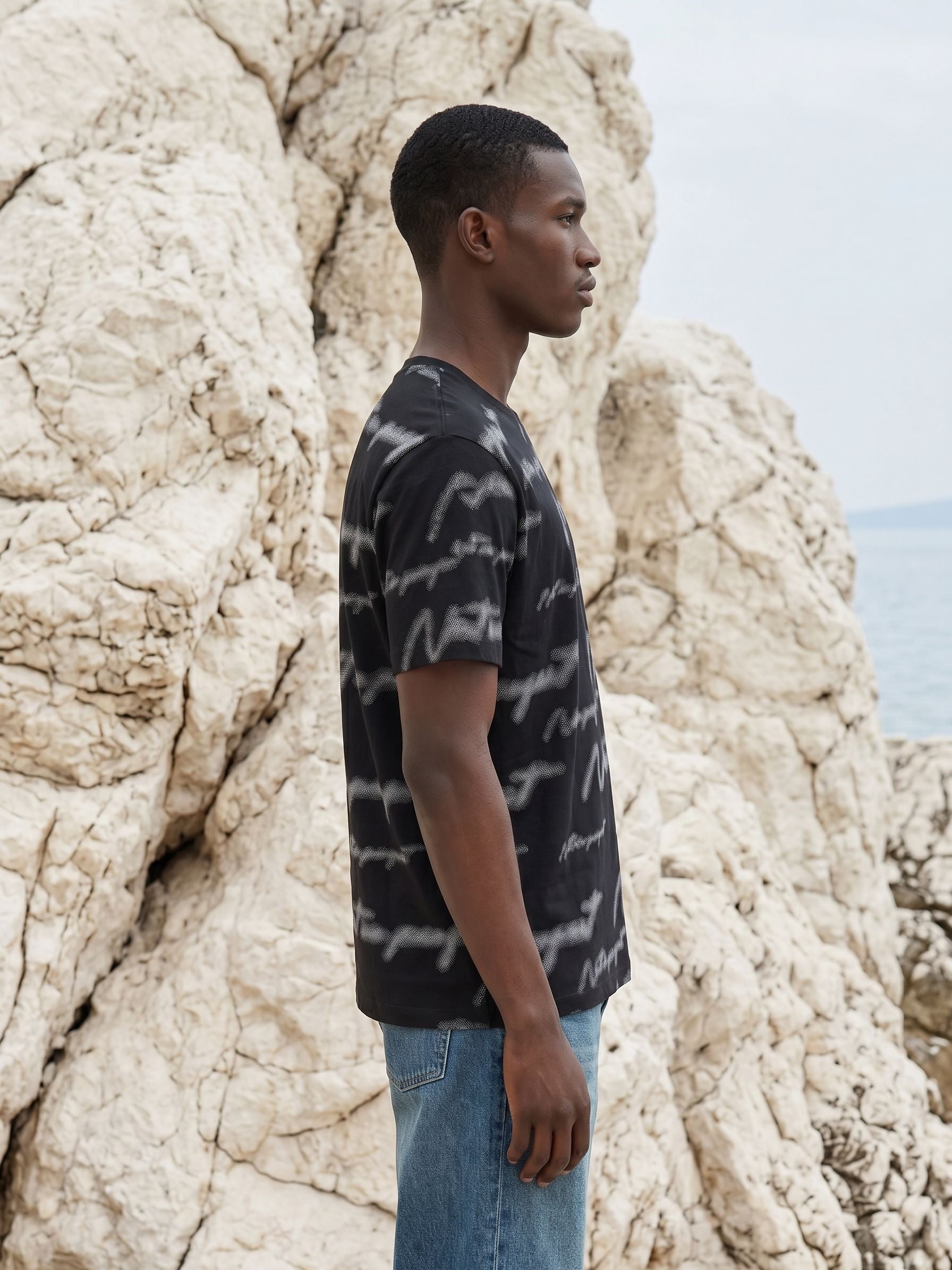 Men's Jersey 200 Gsm Black Regular Fit T Shirt