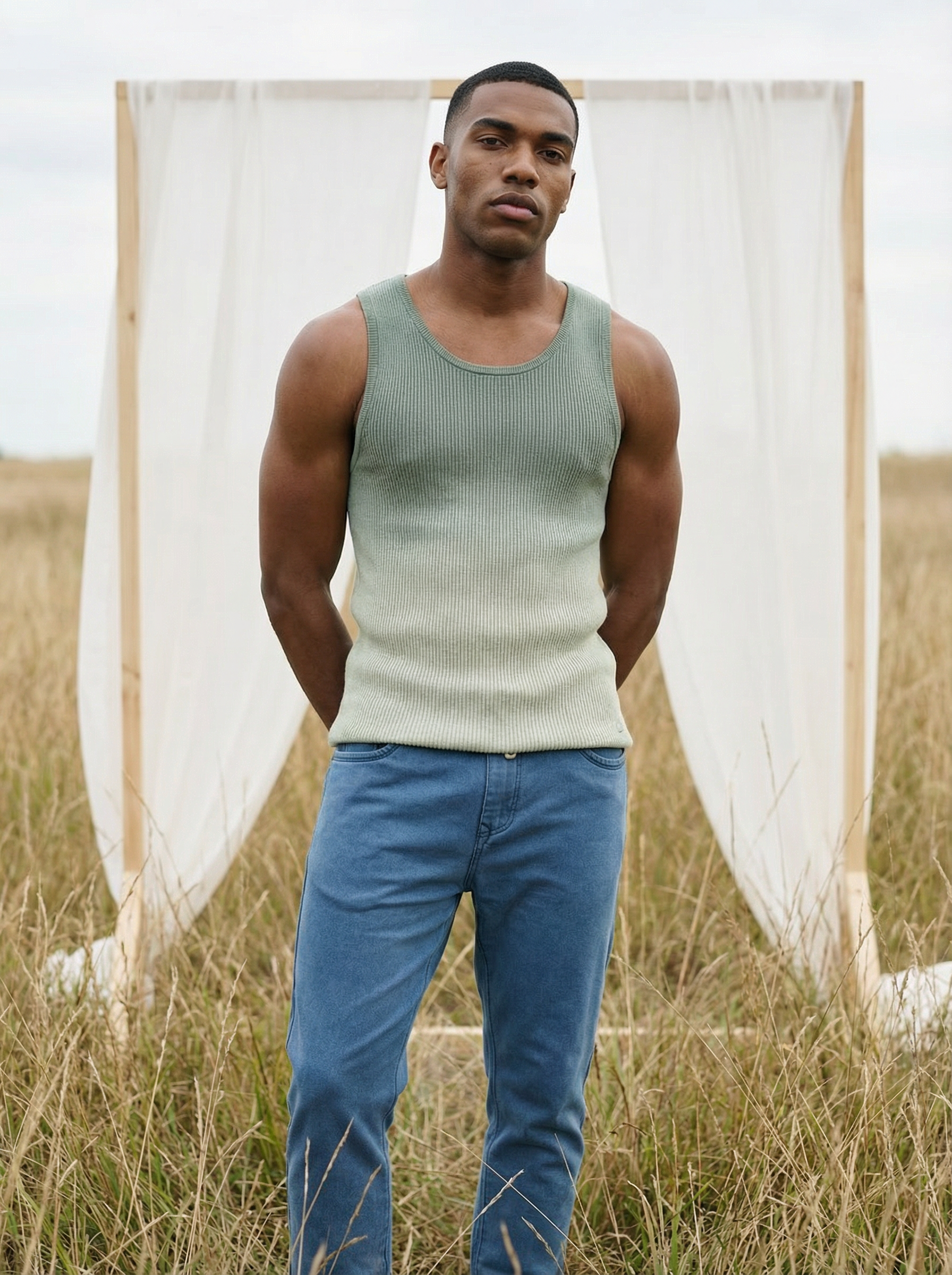 Jogger Fit Denim — Light Blue Wash