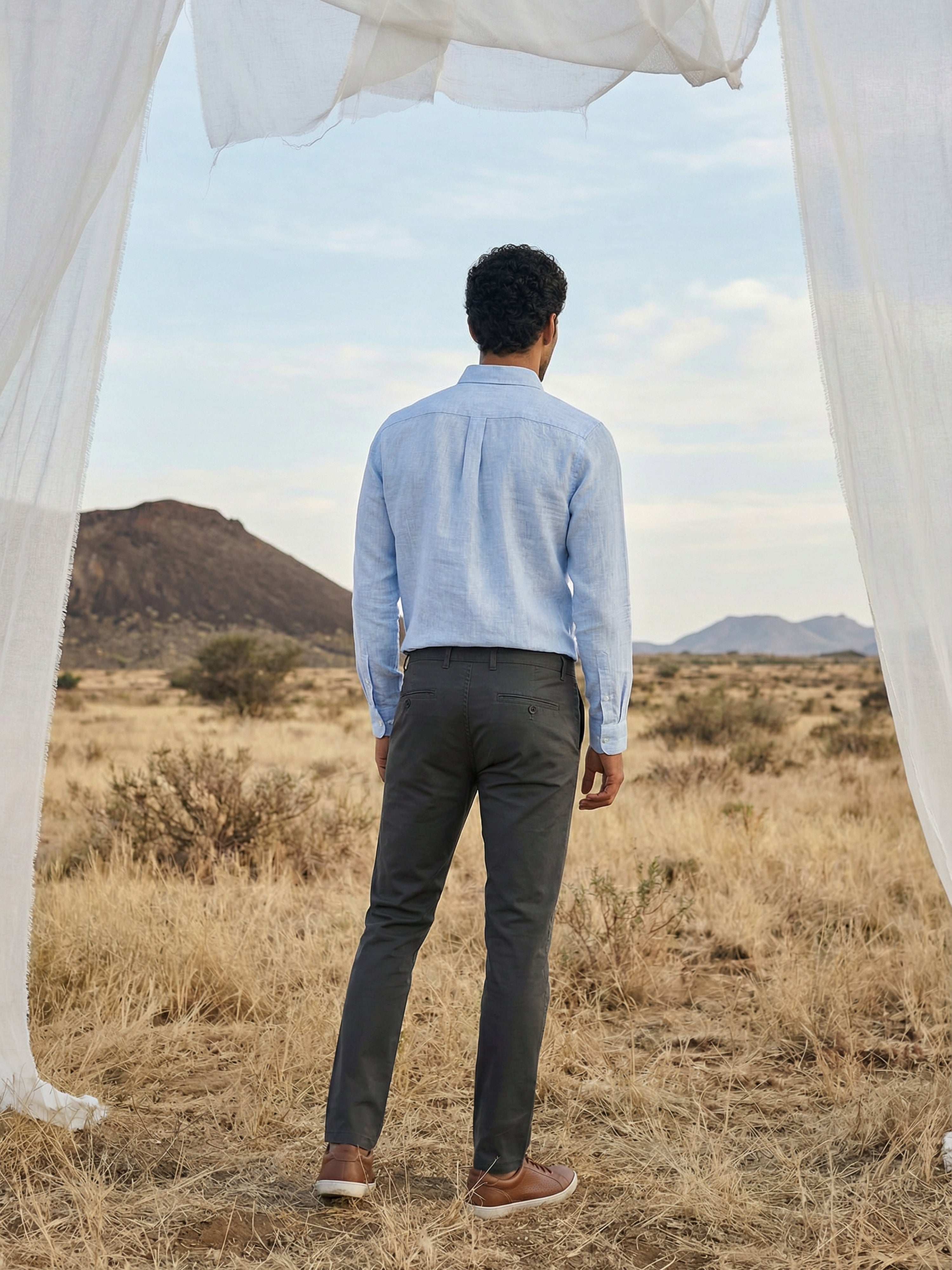 Dark Grey Trouser For Male