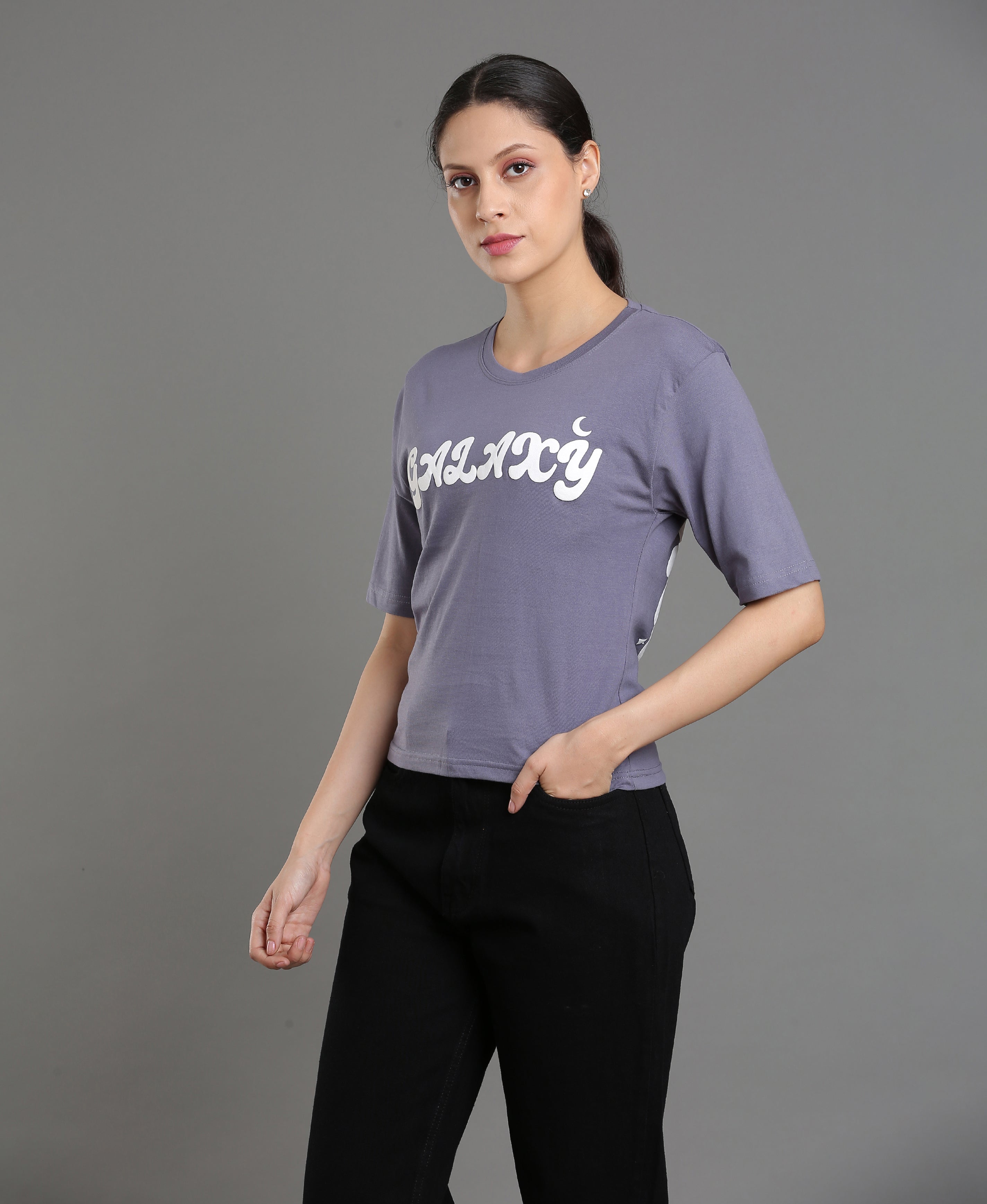Denim Jersey Baggy Tee