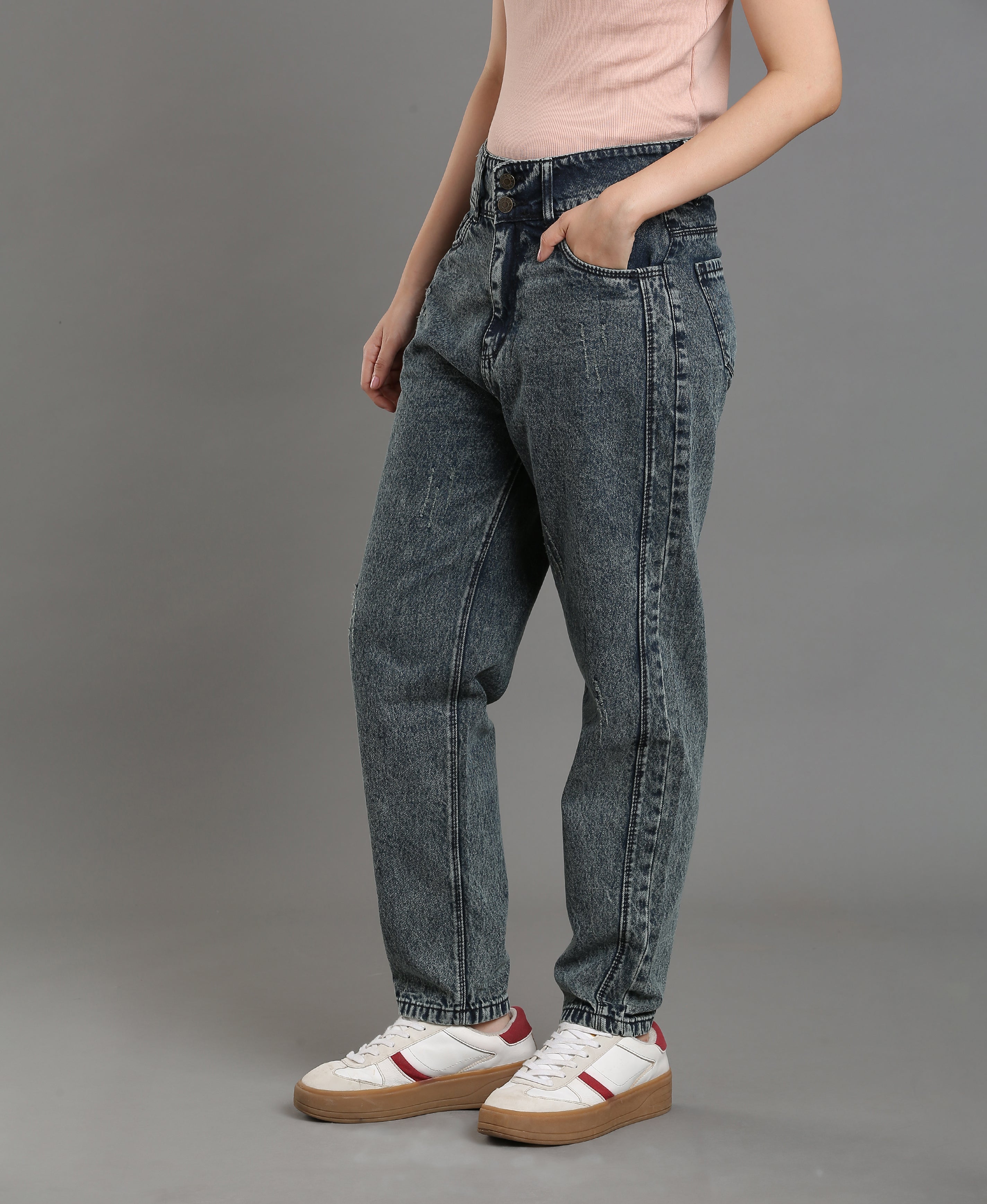 Carbon Scratch Denim Jean