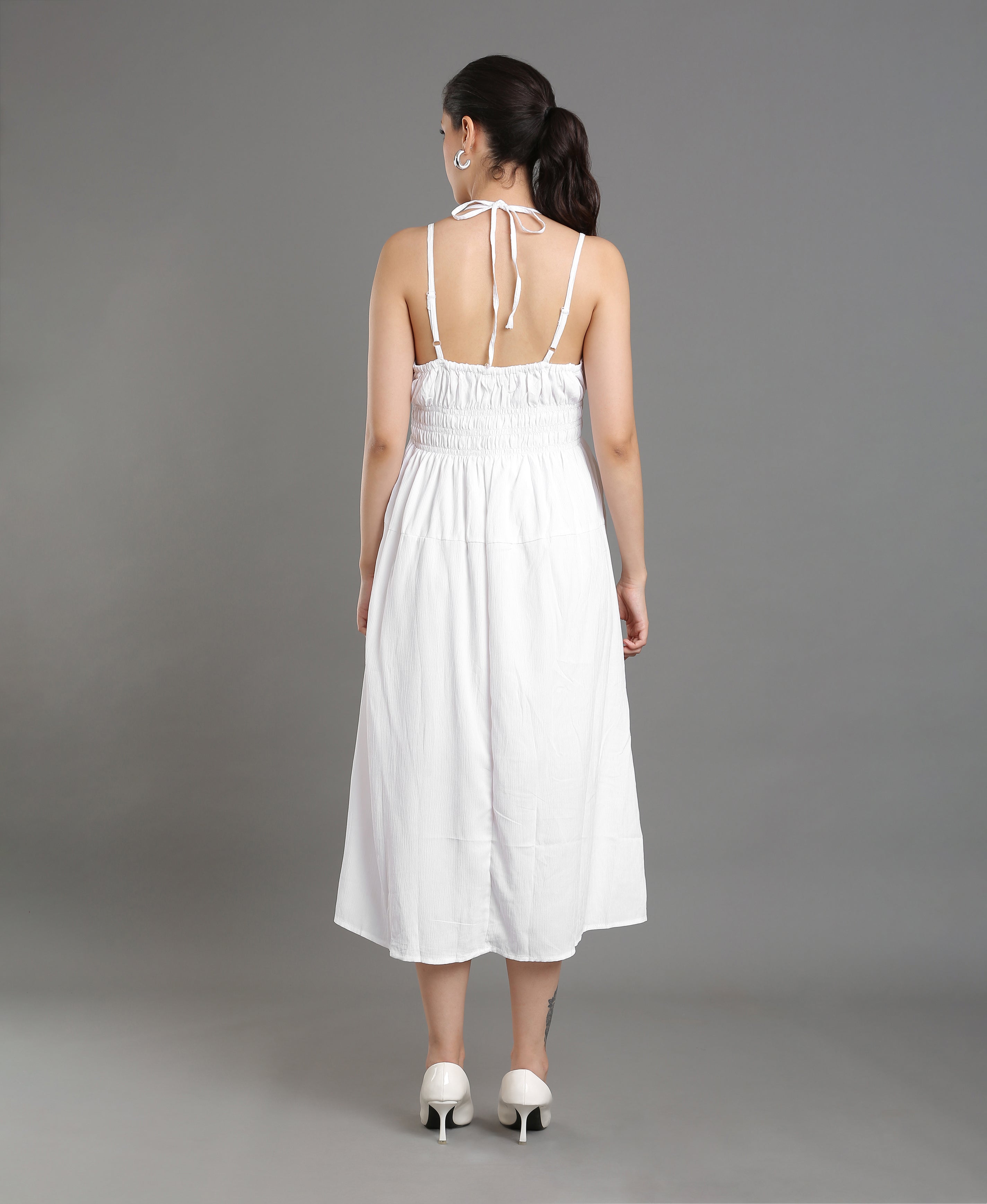 Snow Cotton Day Dress