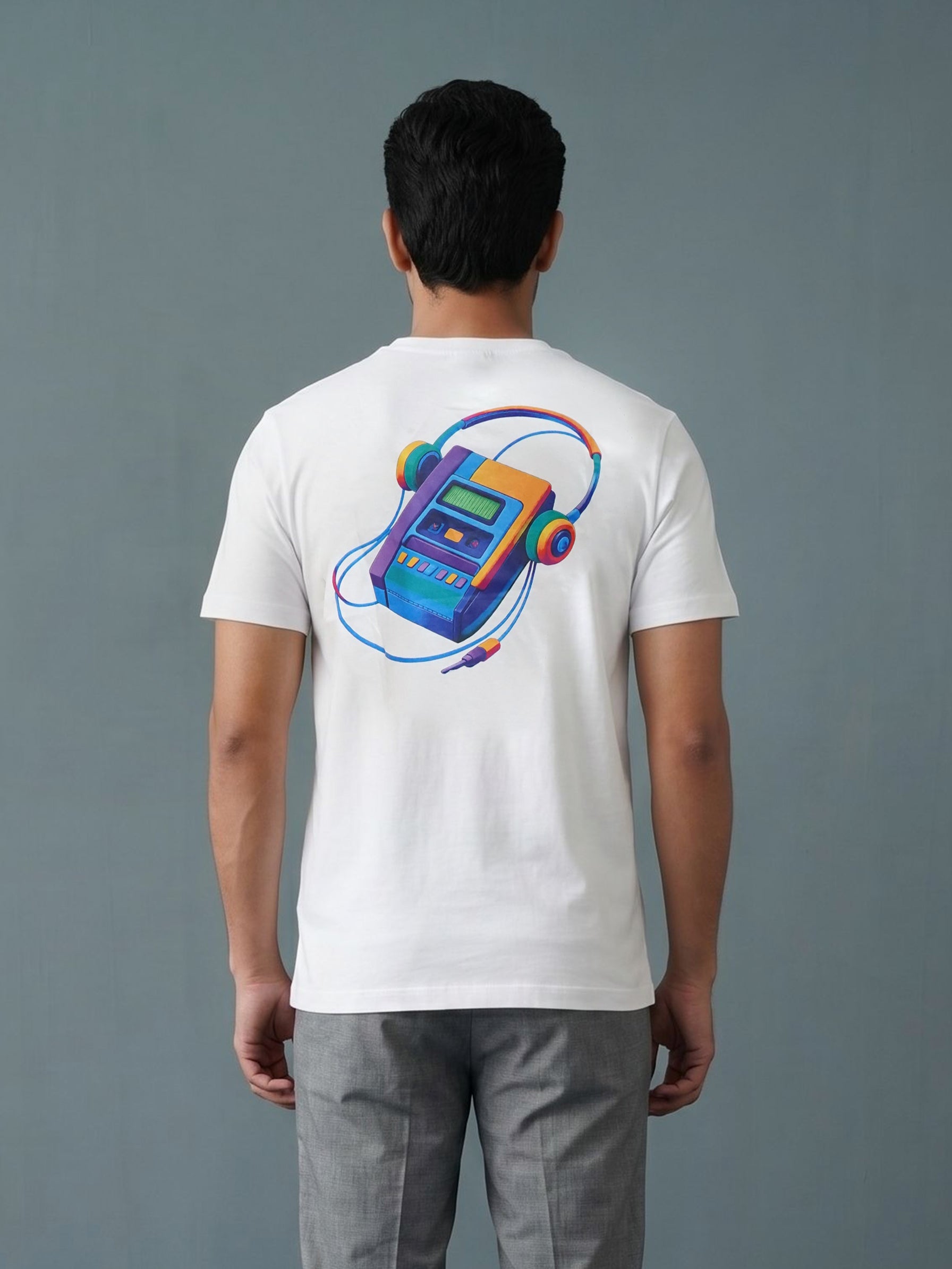 Men's Jersey 200 Gsm Off White Regular Fit T Shirt