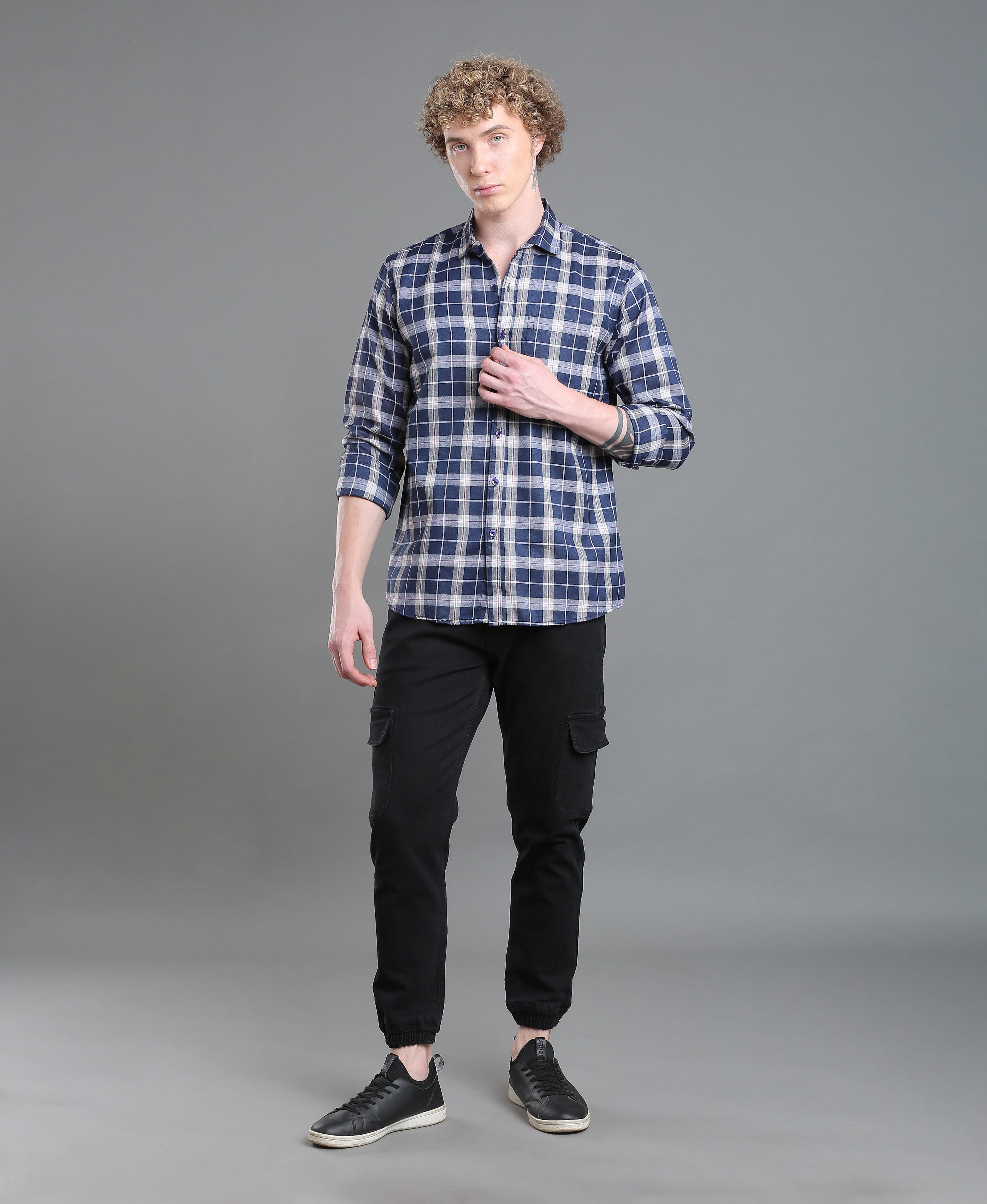 Ebony Check Tailored Shirt