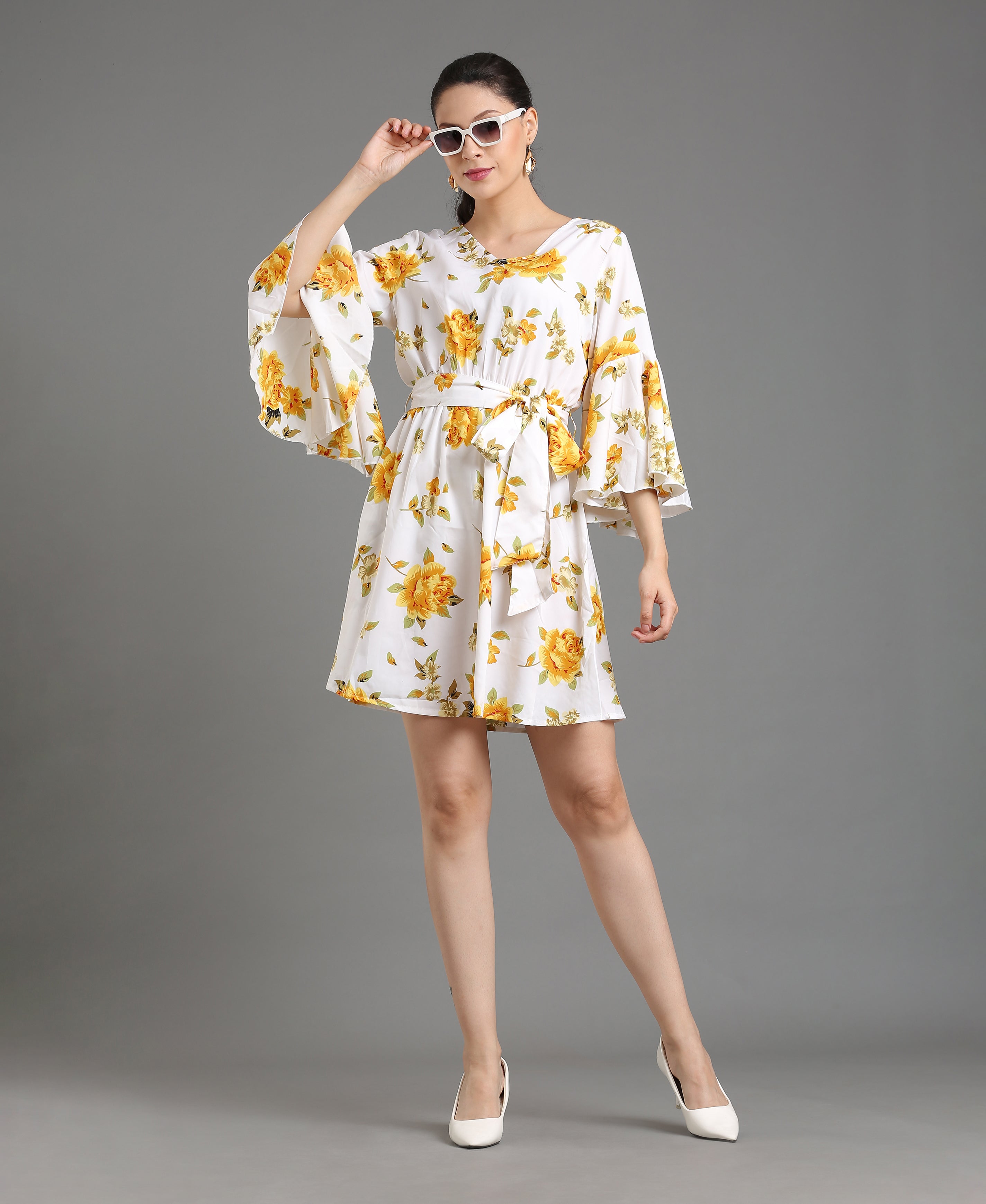 Ivory Layers Short Dress