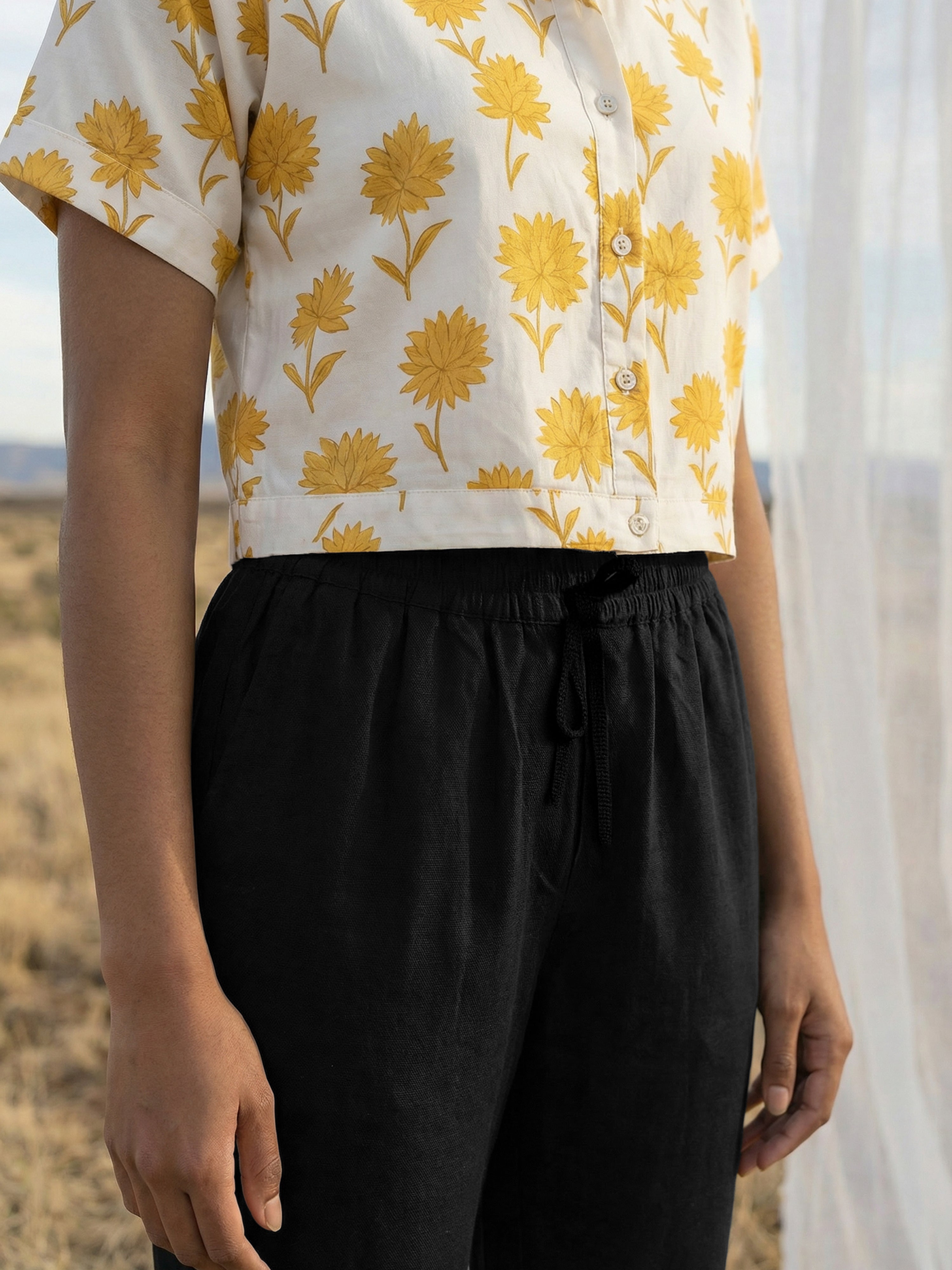 Black Rayon Modal Women’s Bottom