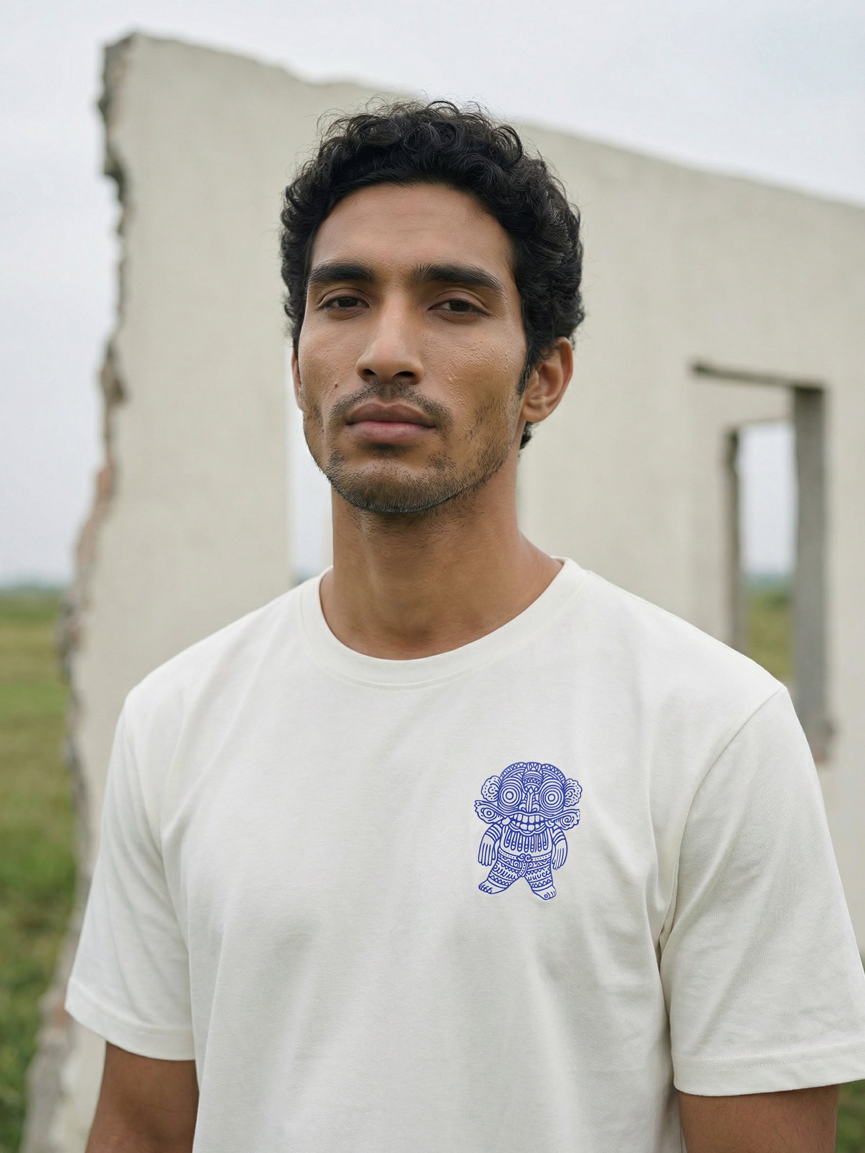 The Oversized Mens T Shirt | Off White 220 Gsm-100% Cotton Single Jersey