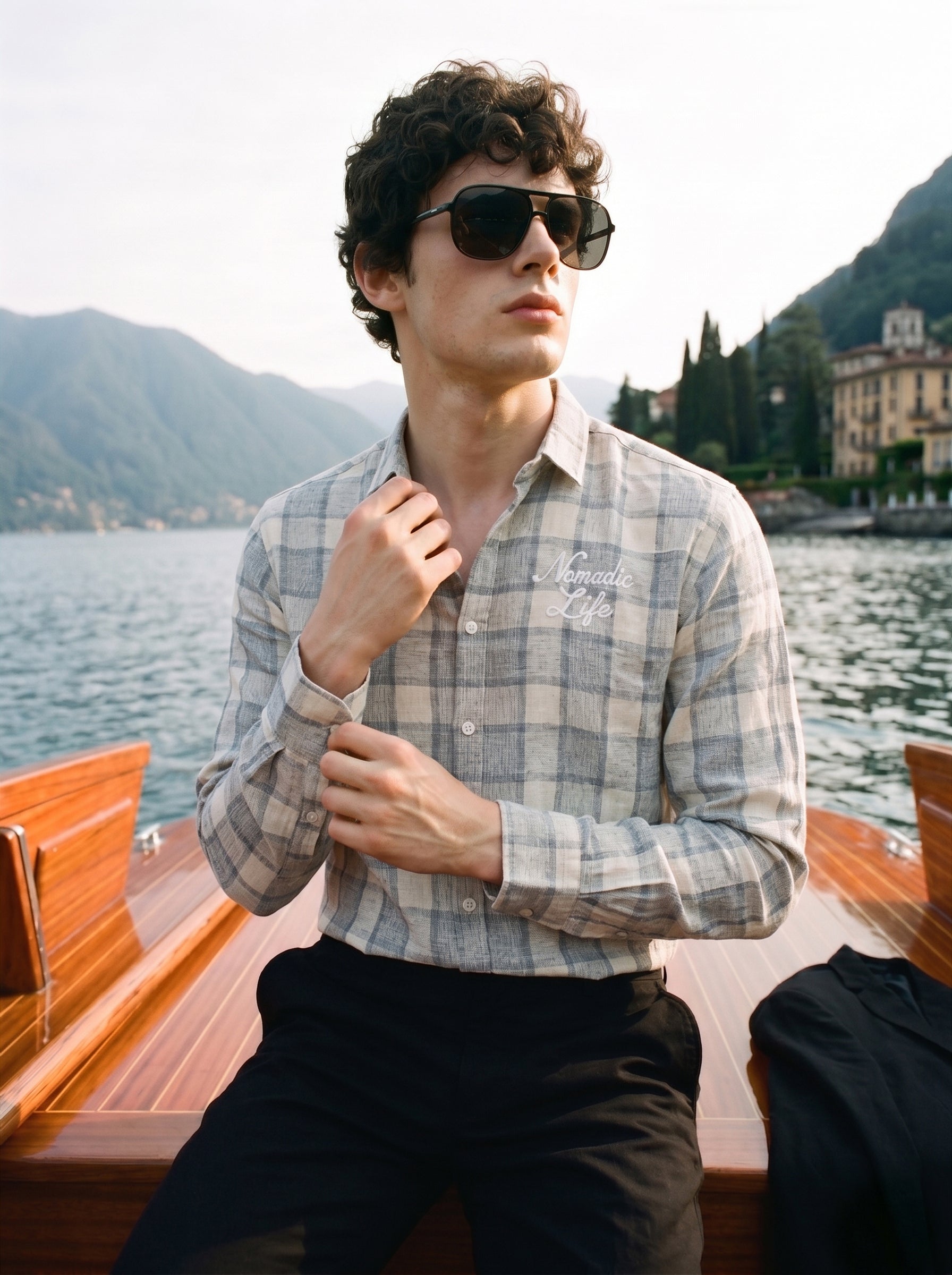 Men's Sande Blue Full Sleeve Relaxed Fit Shirt