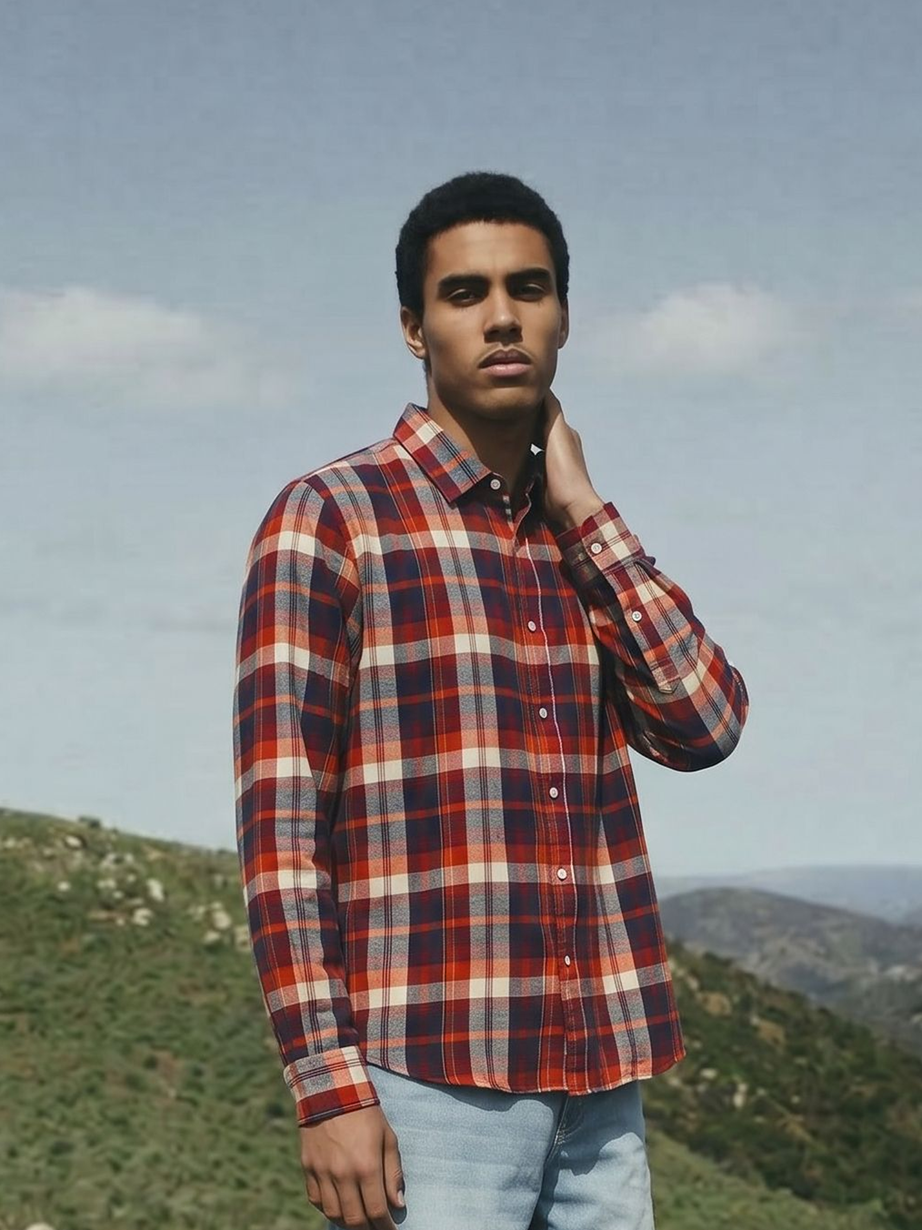 Men's Cotton Multi Color Relaxed Fit Shirt