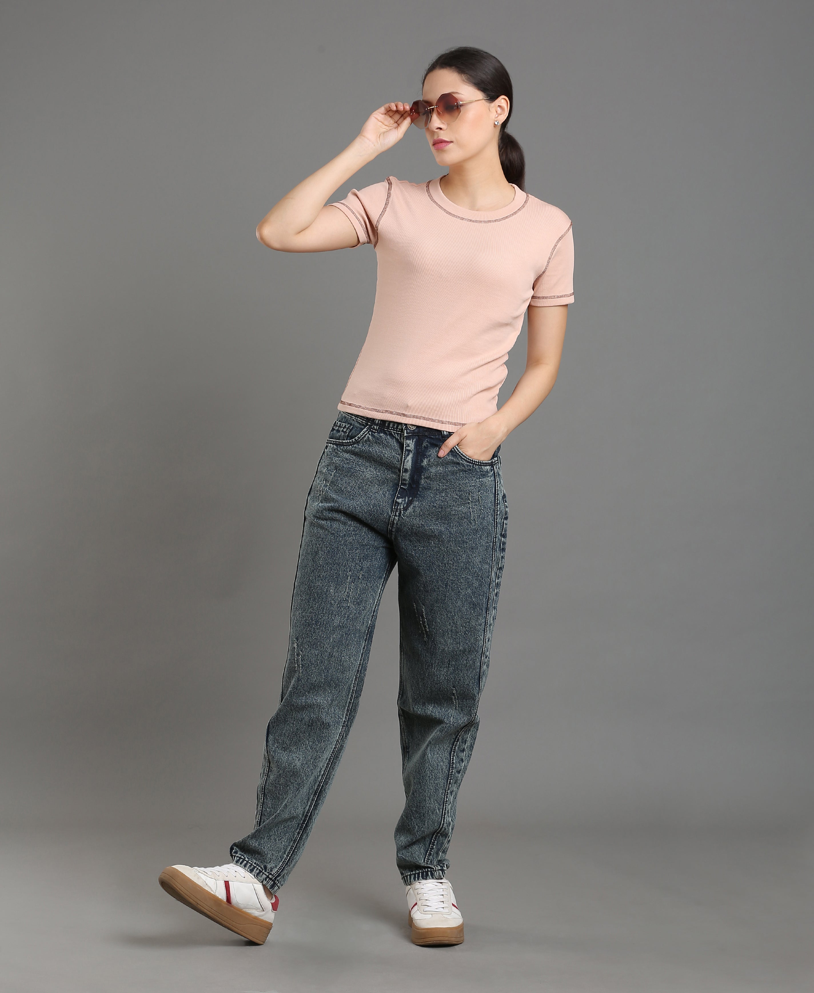 Carbon Scratch Denim Jean