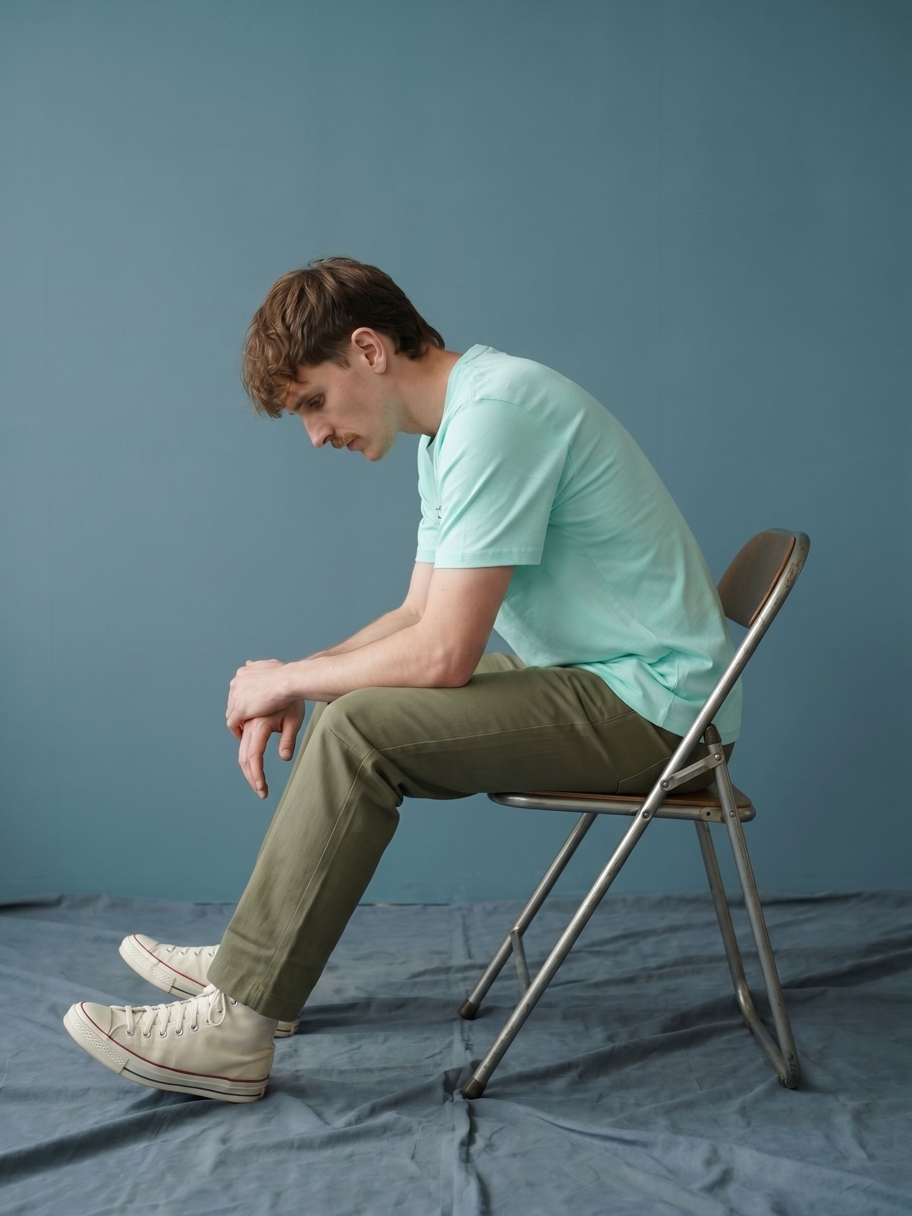 Men's Jersey 180 Gsm Light Green Regular Fit T Shirt