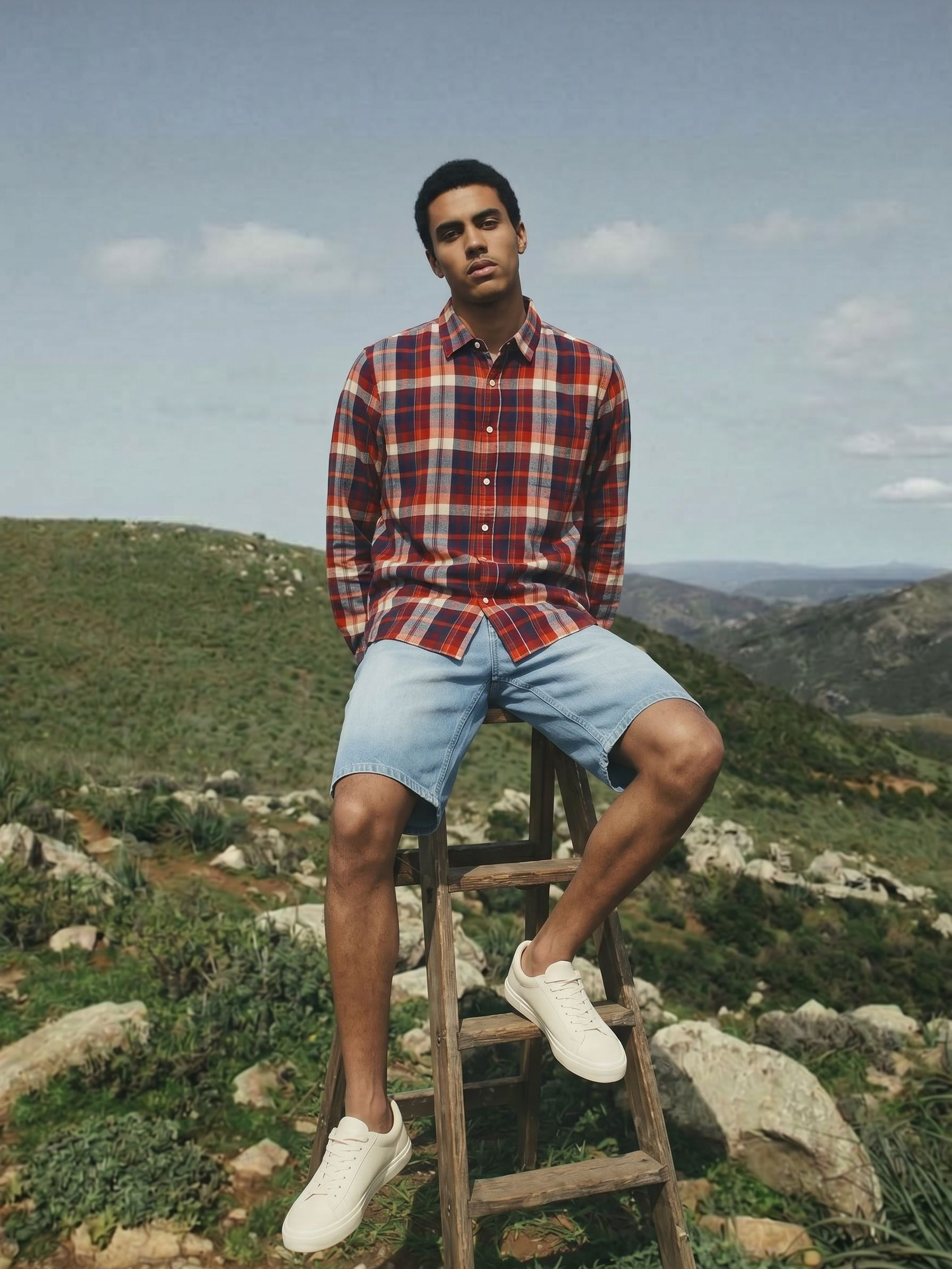 Men's Cotton Multi Color Relaxed Fit Shirt
