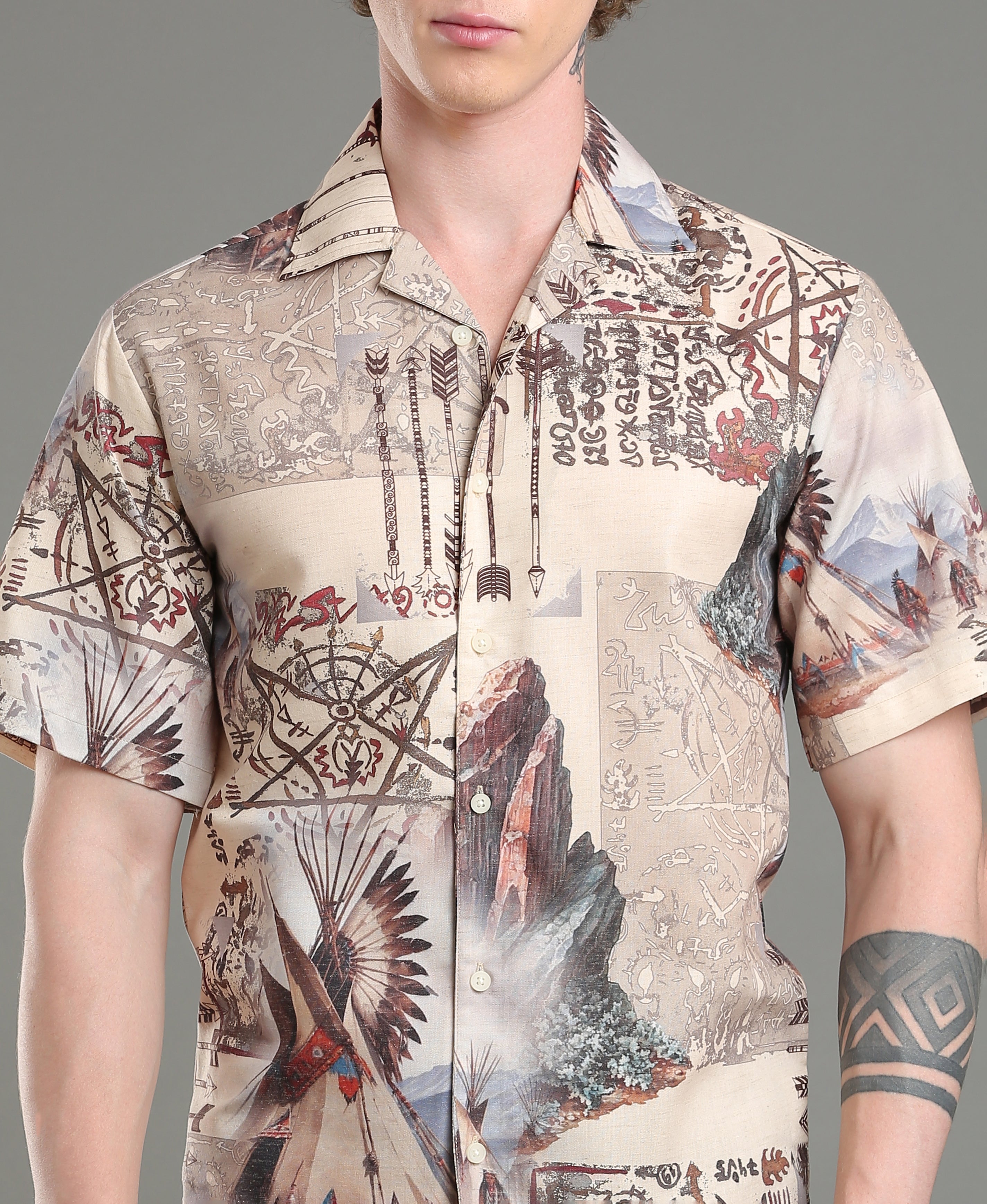 Tropic Weave Cuban Shirt