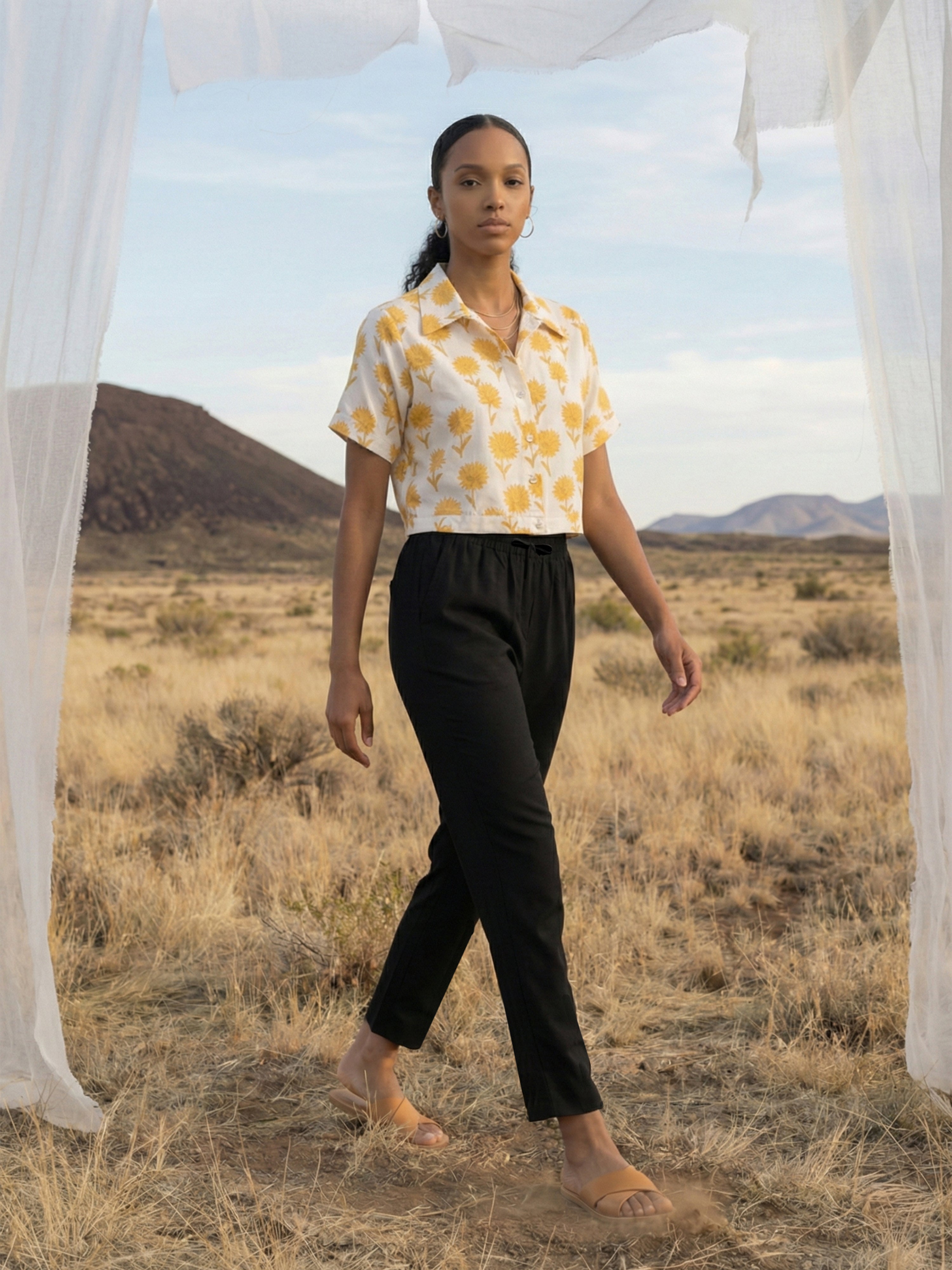 Black Rayon Modal Women’s Bottom