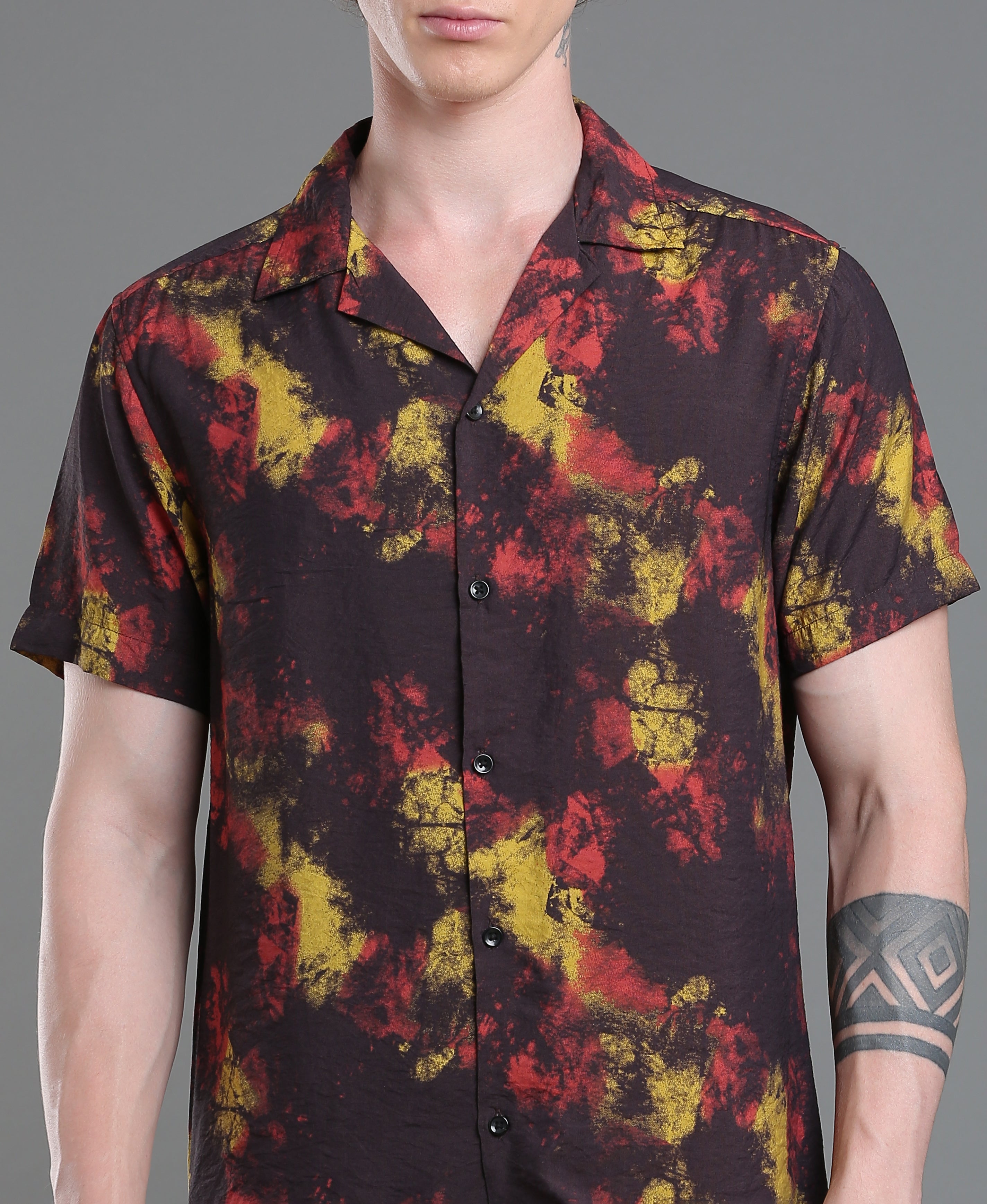 Burgundy Blend Slim Shirt