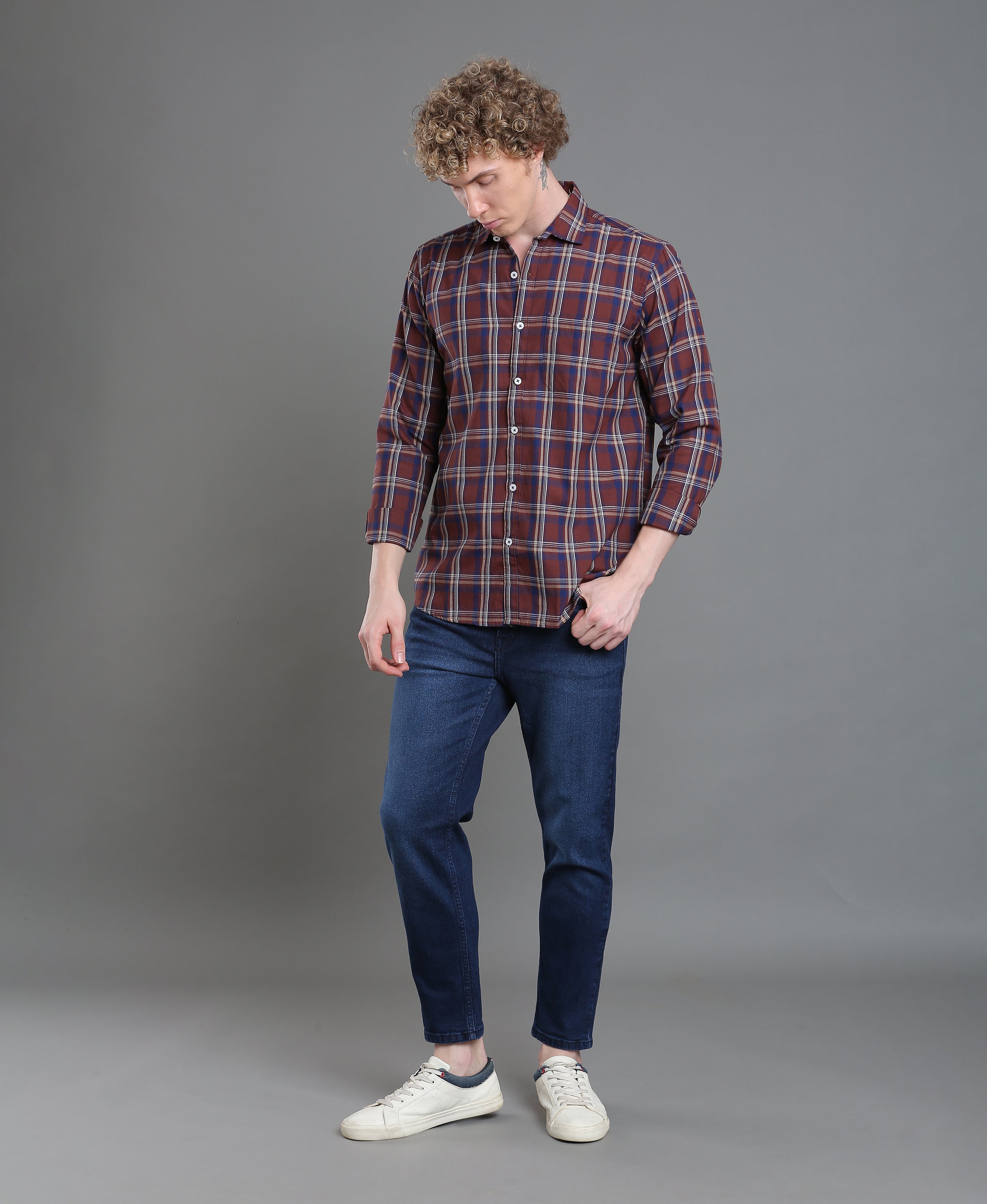 Vintage Check Tailored Shirt