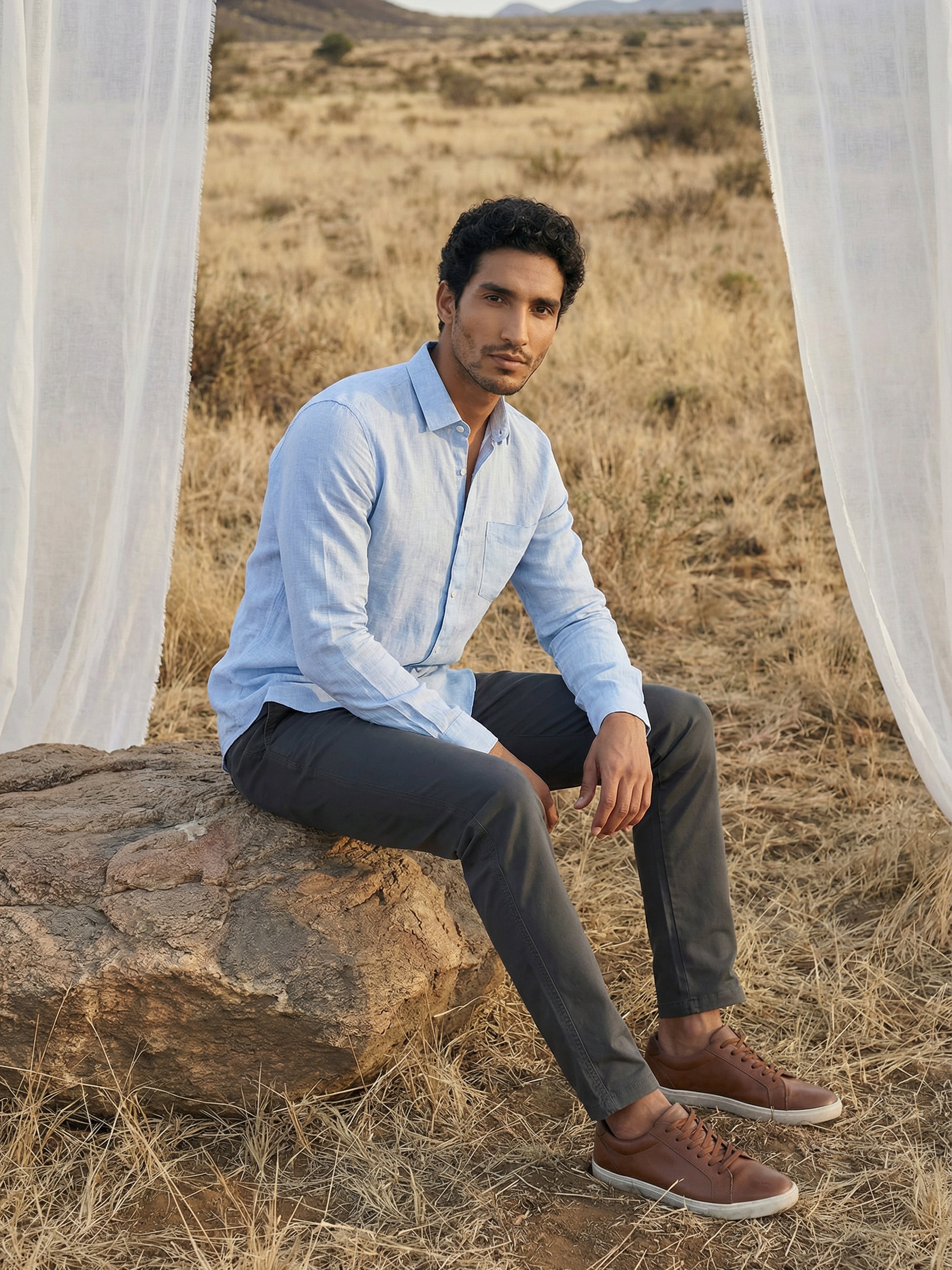 Dark Grey Trouser For Male