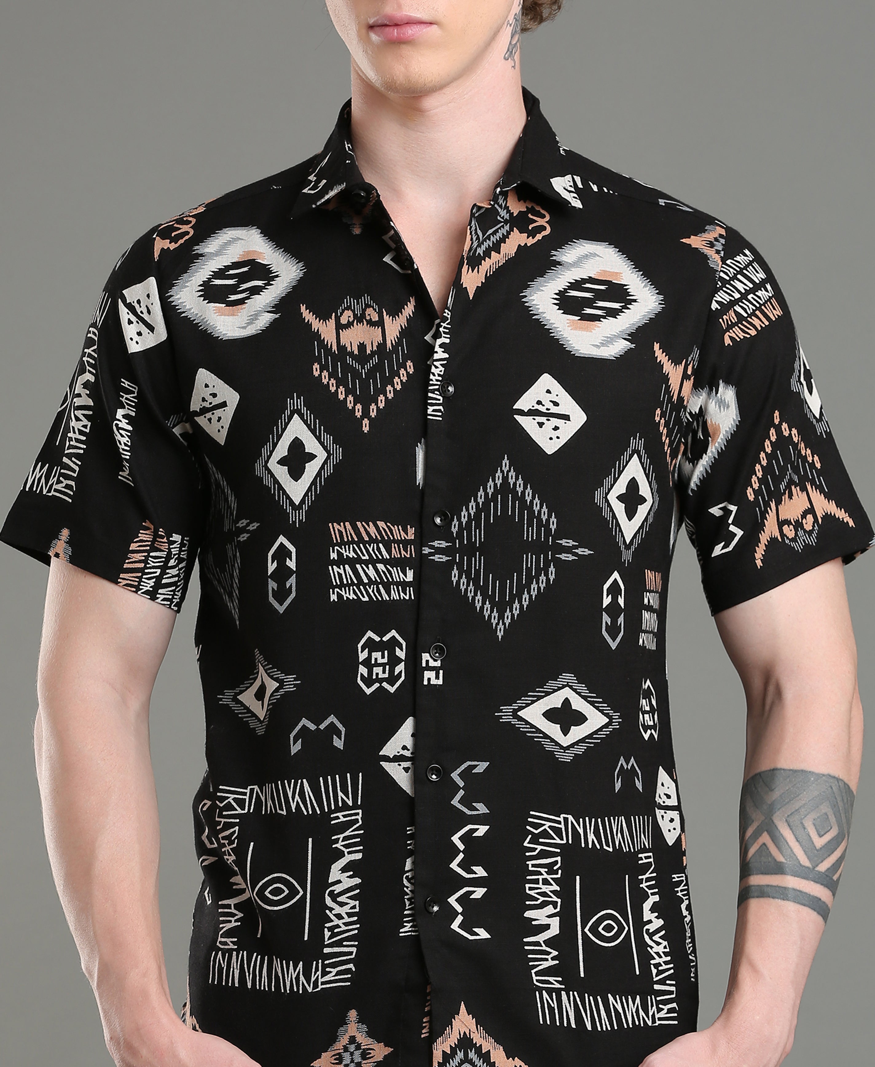 Aurora Line Printed Shirt