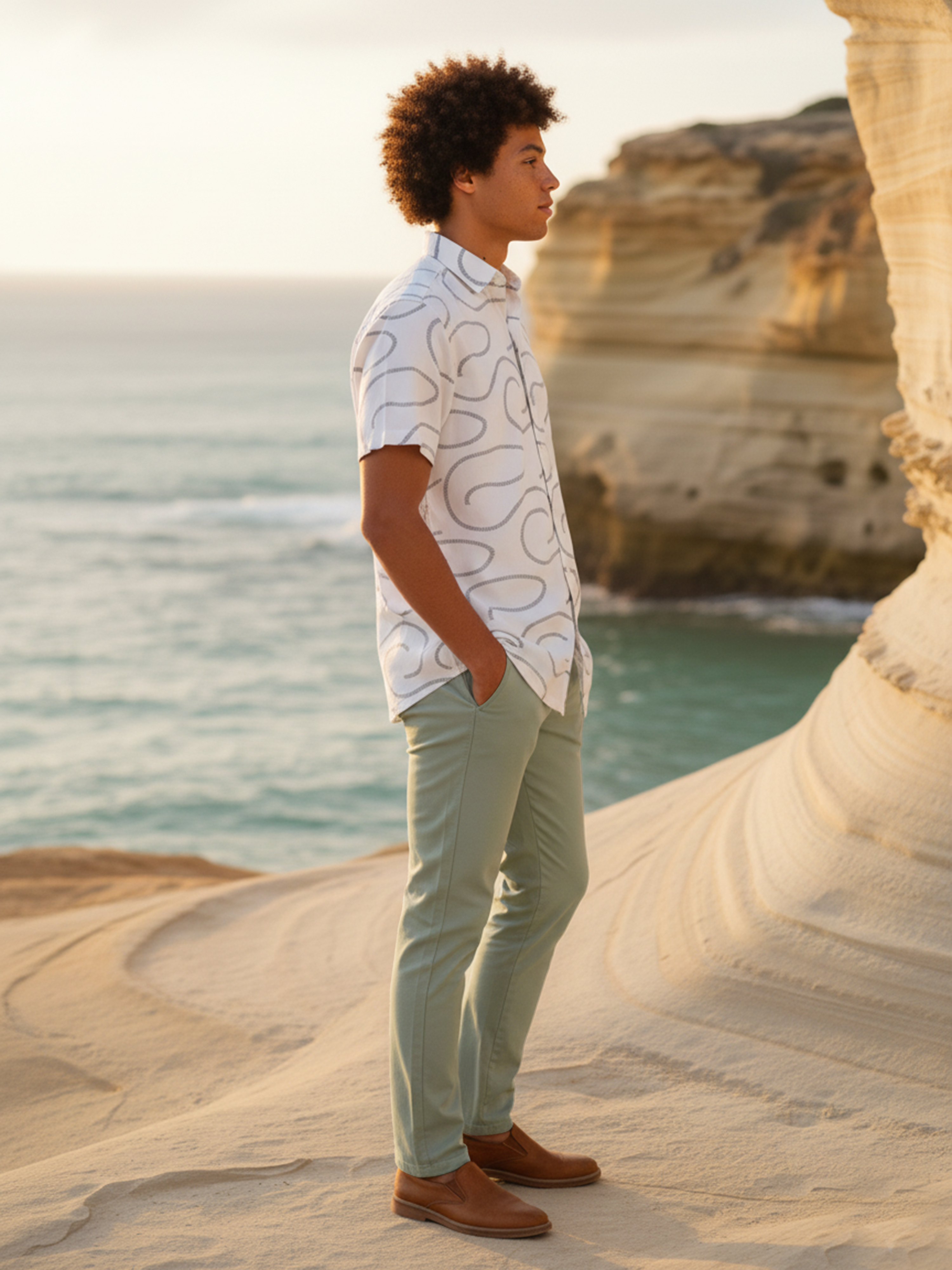 Leaf Mist Line Men's Jogger