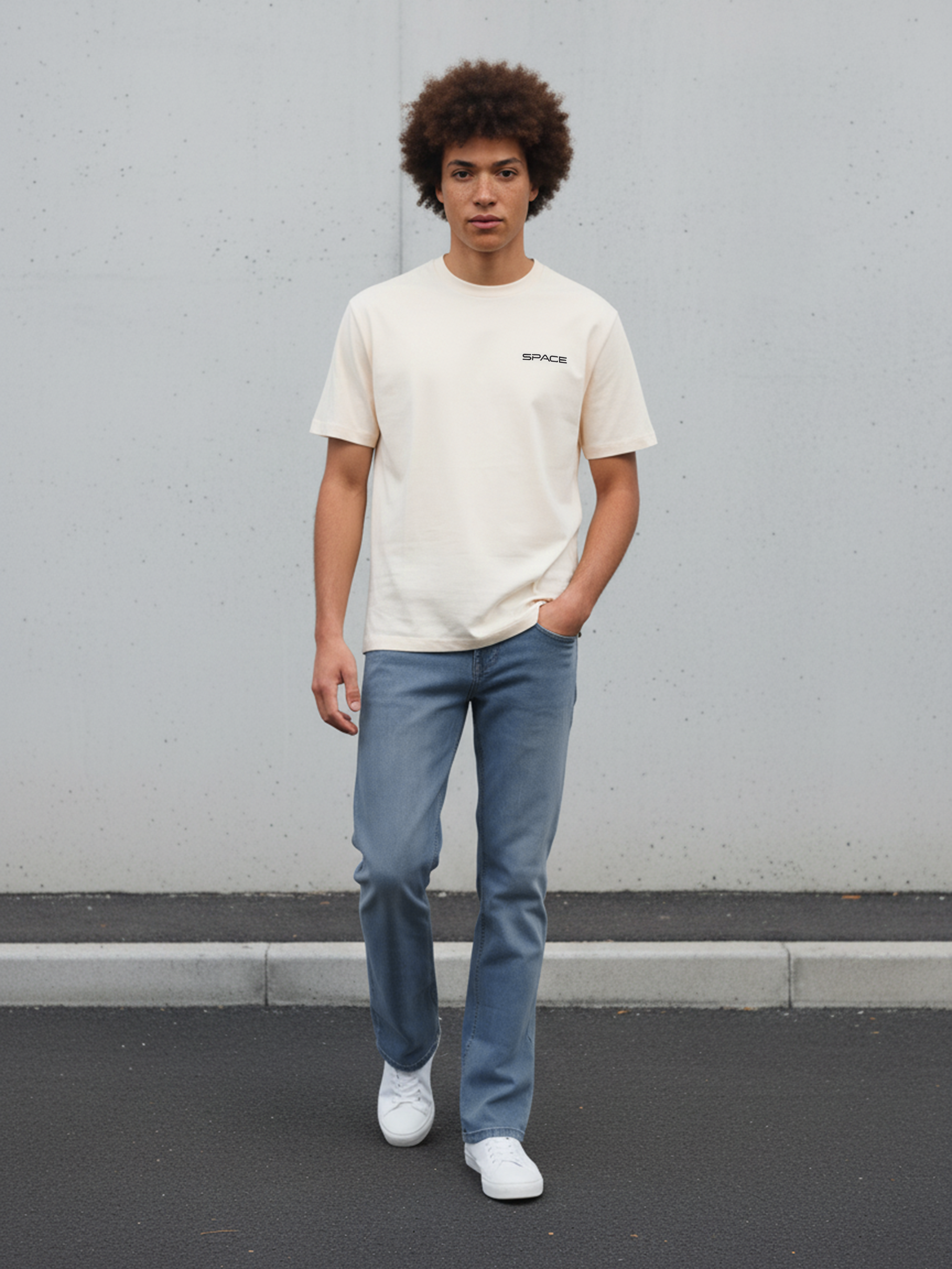 Men’s Off-White Calm Relax T-Shirt