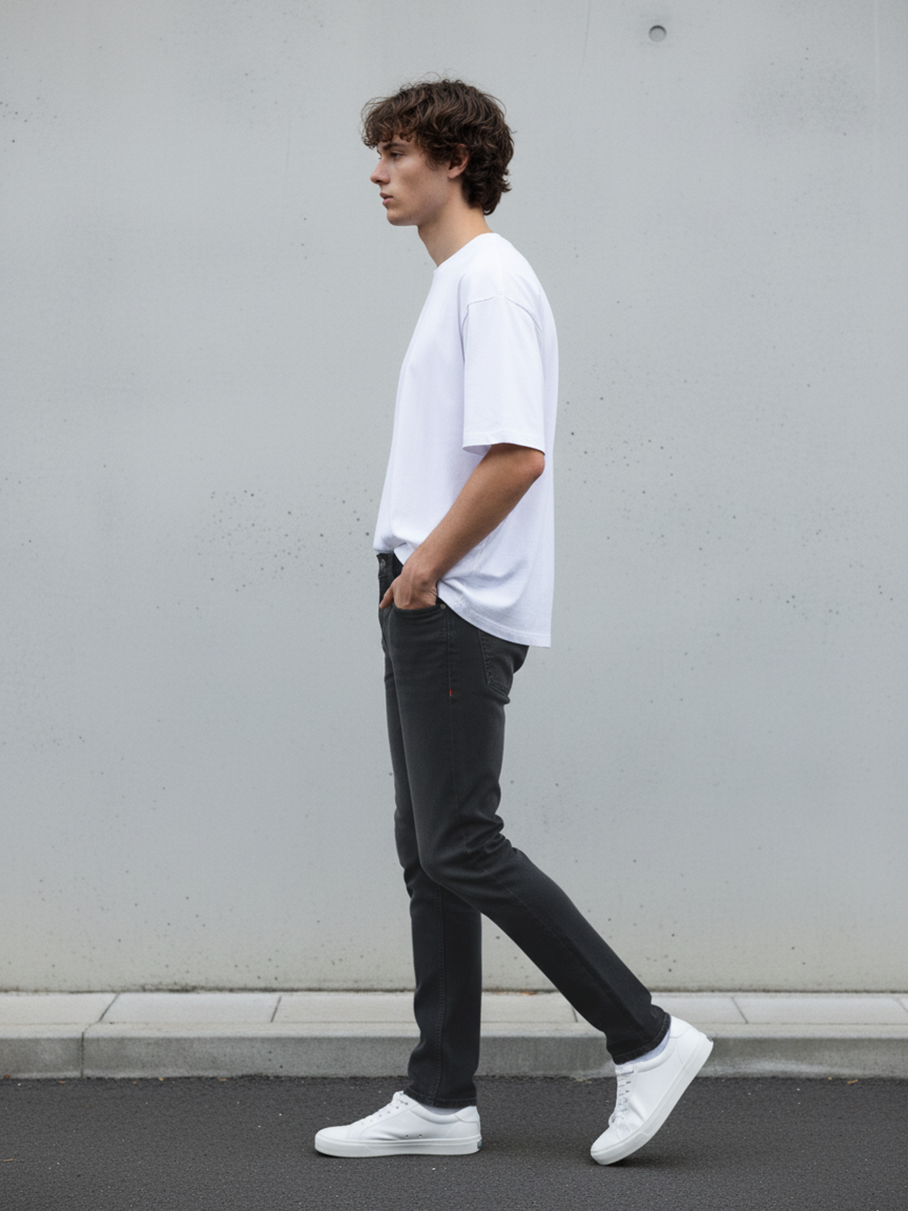 Dark Grey Trace Men's Jeans